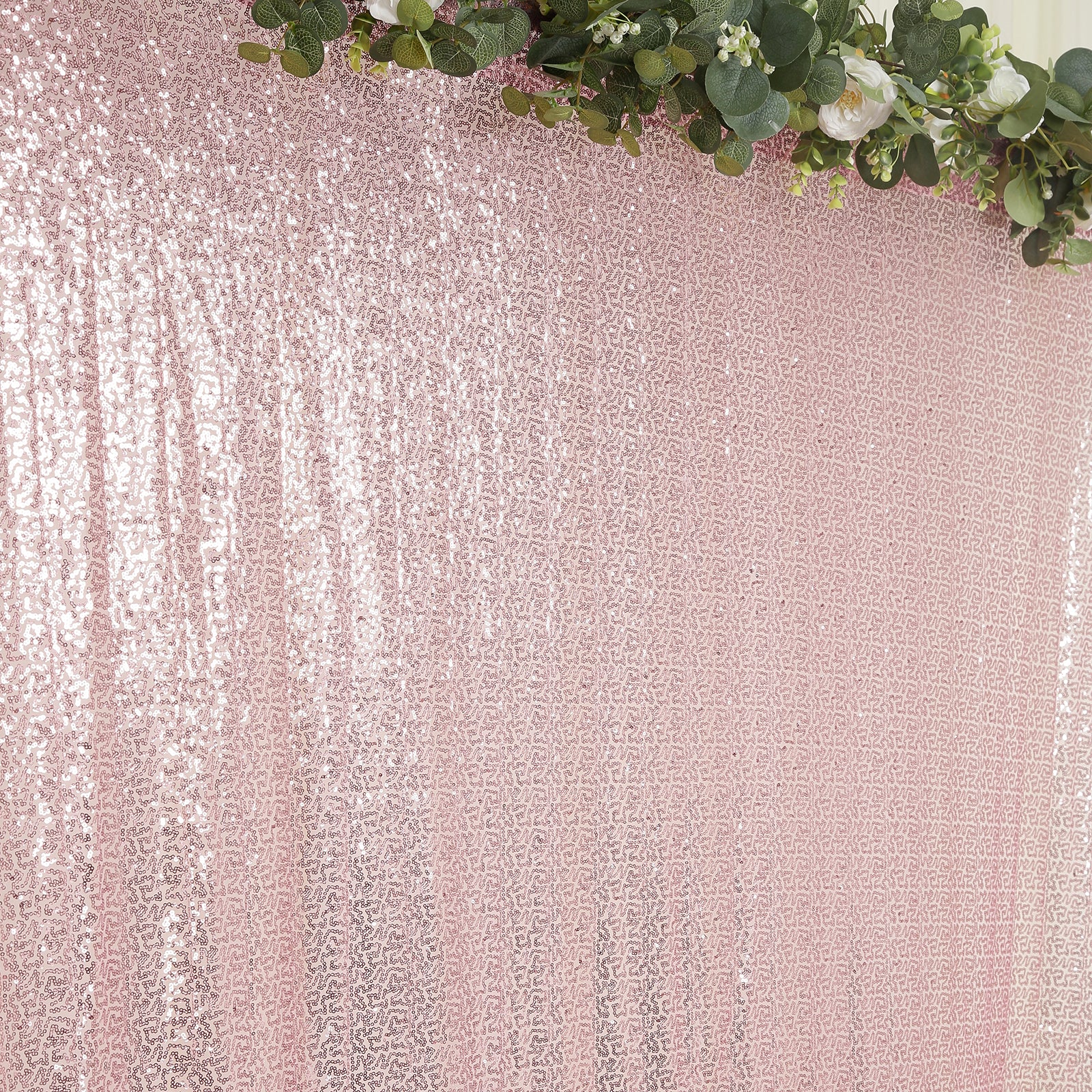 Pink Sequin Backdrop Curtain with Rod Pocket – Shimmering Event Drape Panel for Photo Booths & Displays, 5ft x 12ft - Image 9
