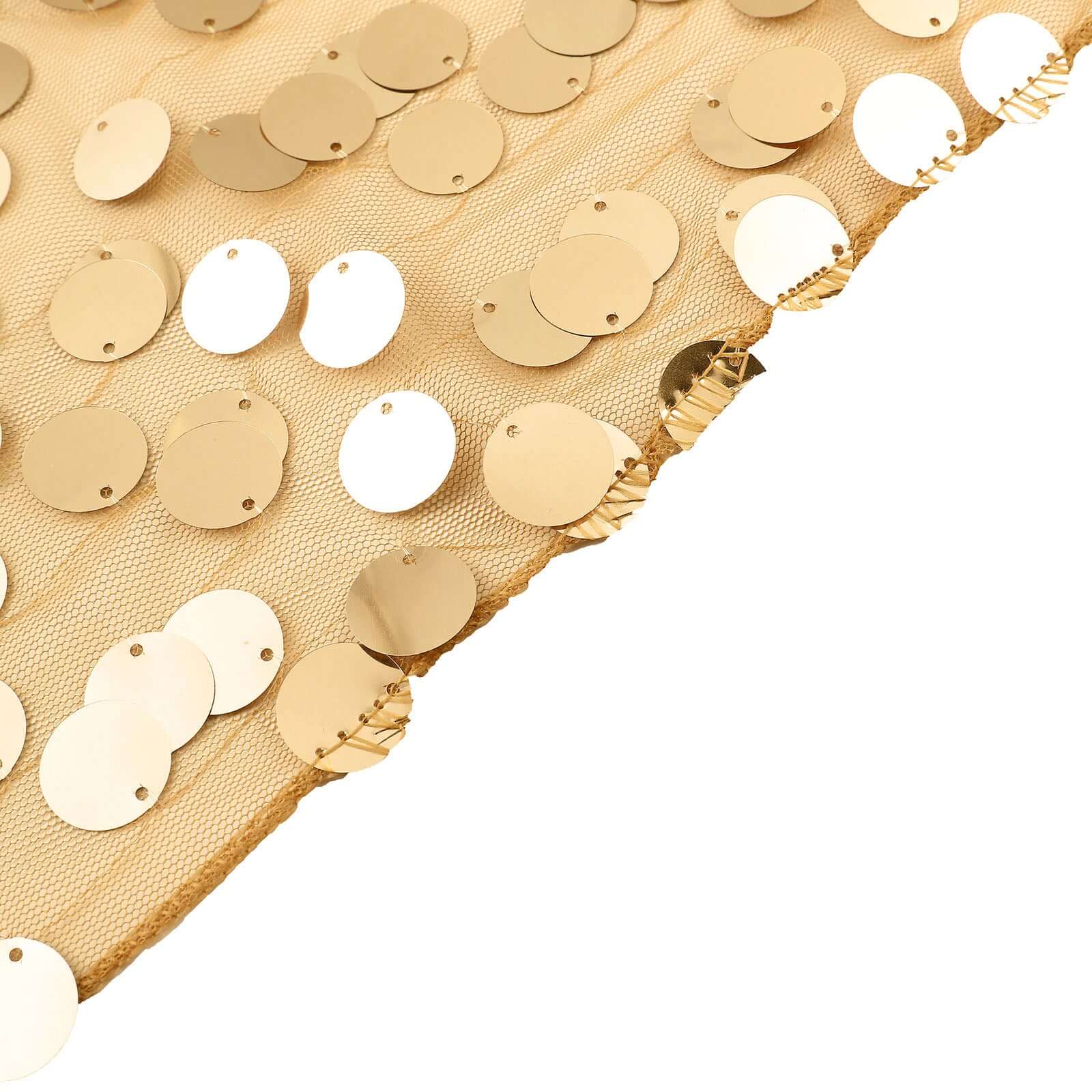 Sequin Chiavari Chair Slipcover Big Payette Style Gold - Radiant Decorative Cover for Weddings - Image 8