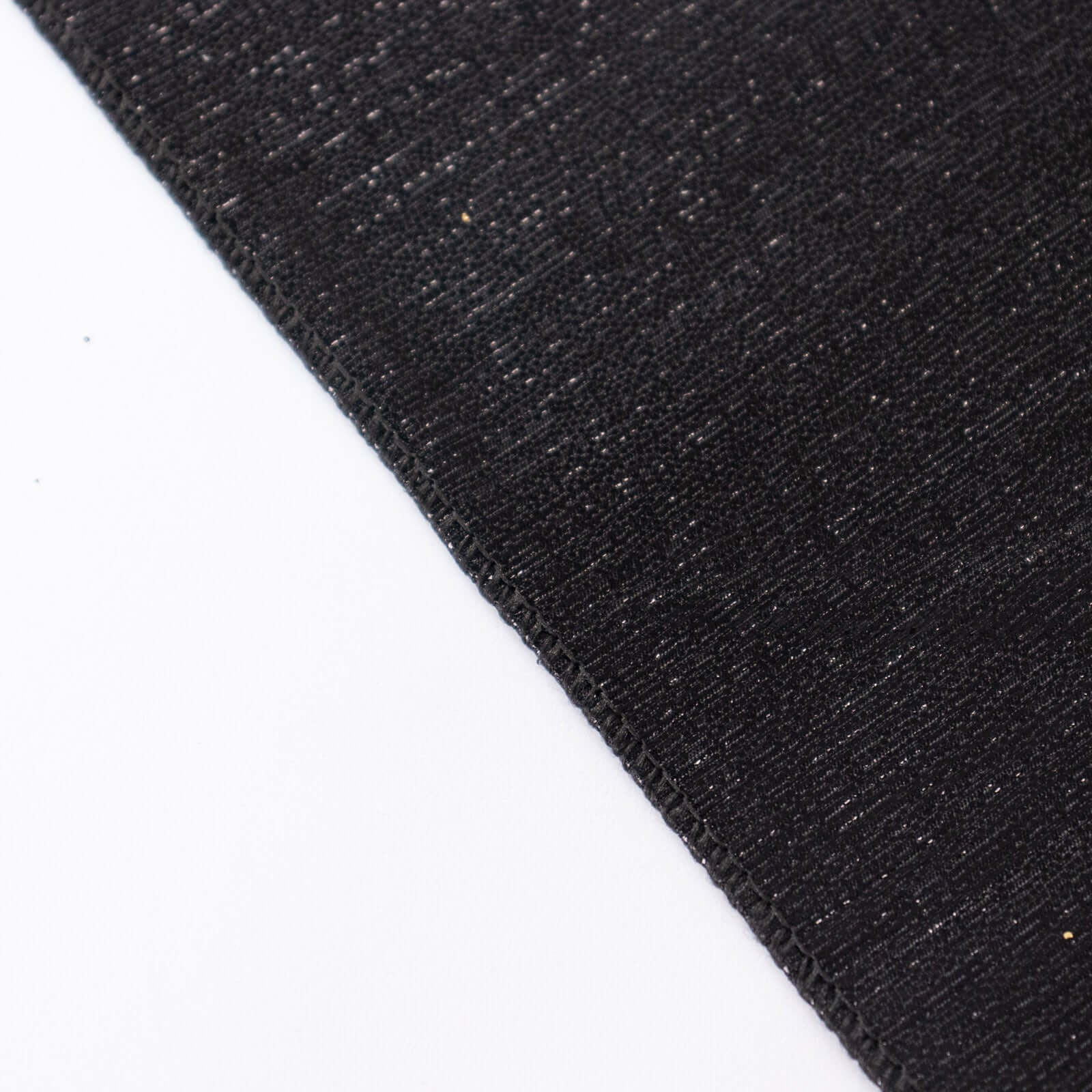 Sequin Dots Polyester Rectangle Tablecloth 60"x126" Black Shimmer - Wrinkle Free & Sparkling Table Cover - Image 10