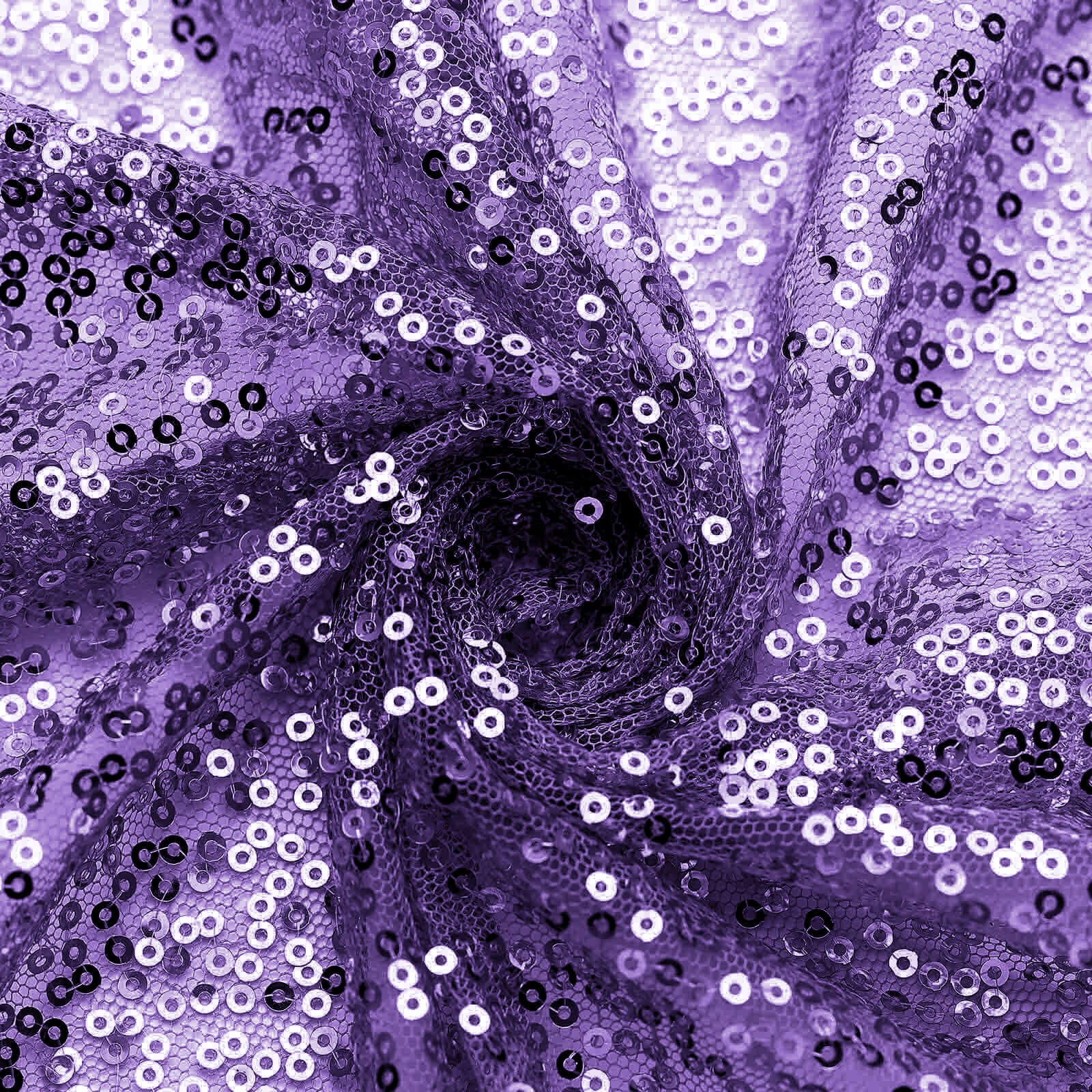 Sequin Napkin 20"x20" Purple - Sparkling Reusable Cloth Napkin - Image 8