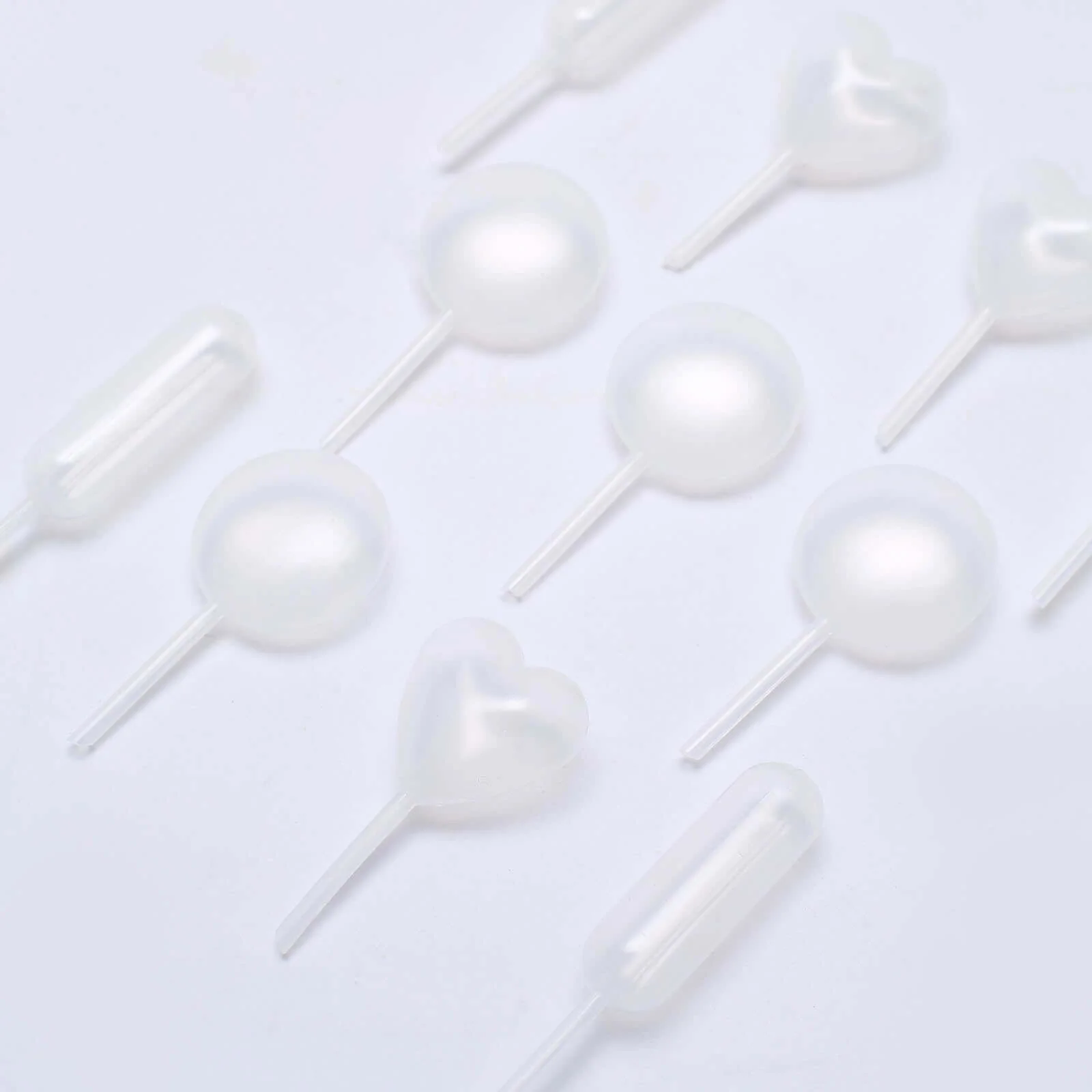 Set of 150 Plastic Dessert Topper Pipette Infusers 4ml Clear - Image 12