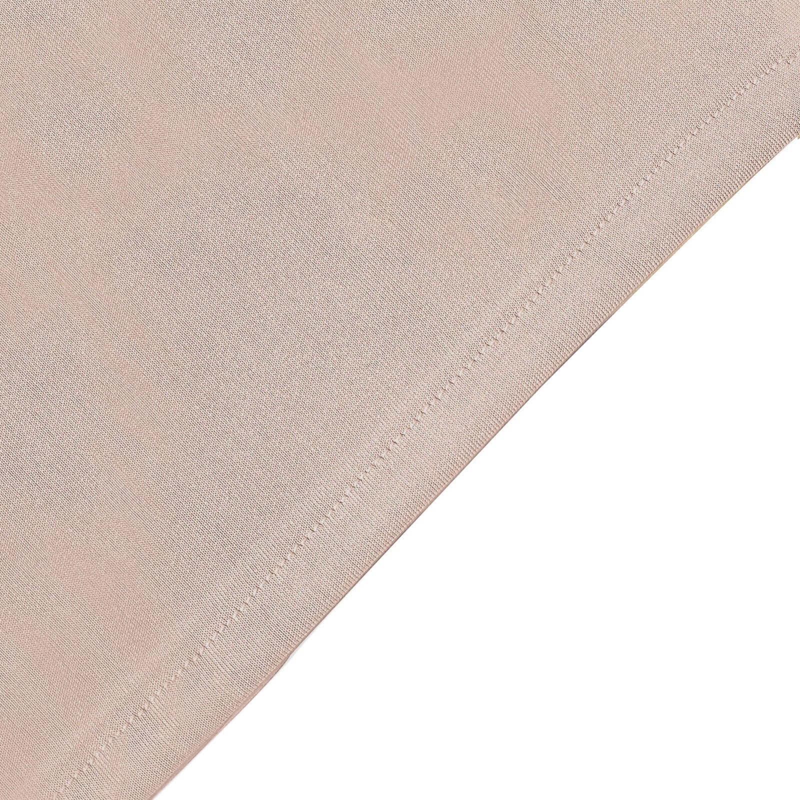 Set of 2 Nude Spandex Fitted Wedding Arch Covers for Round Top and Double Arch Chiara Backdrop Stands - 6ft,8ft - Image 4