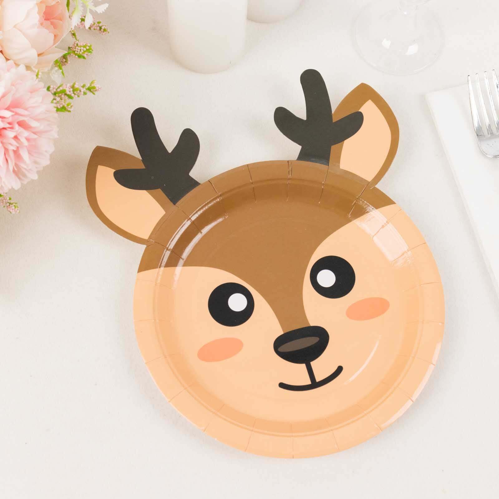 Set of 25 Paper Round Plates 7" Assorted Animal Print - 300GSM Disposable Appetizer Dessert Party Plates for Jungle Safari Themed Events - Image 11