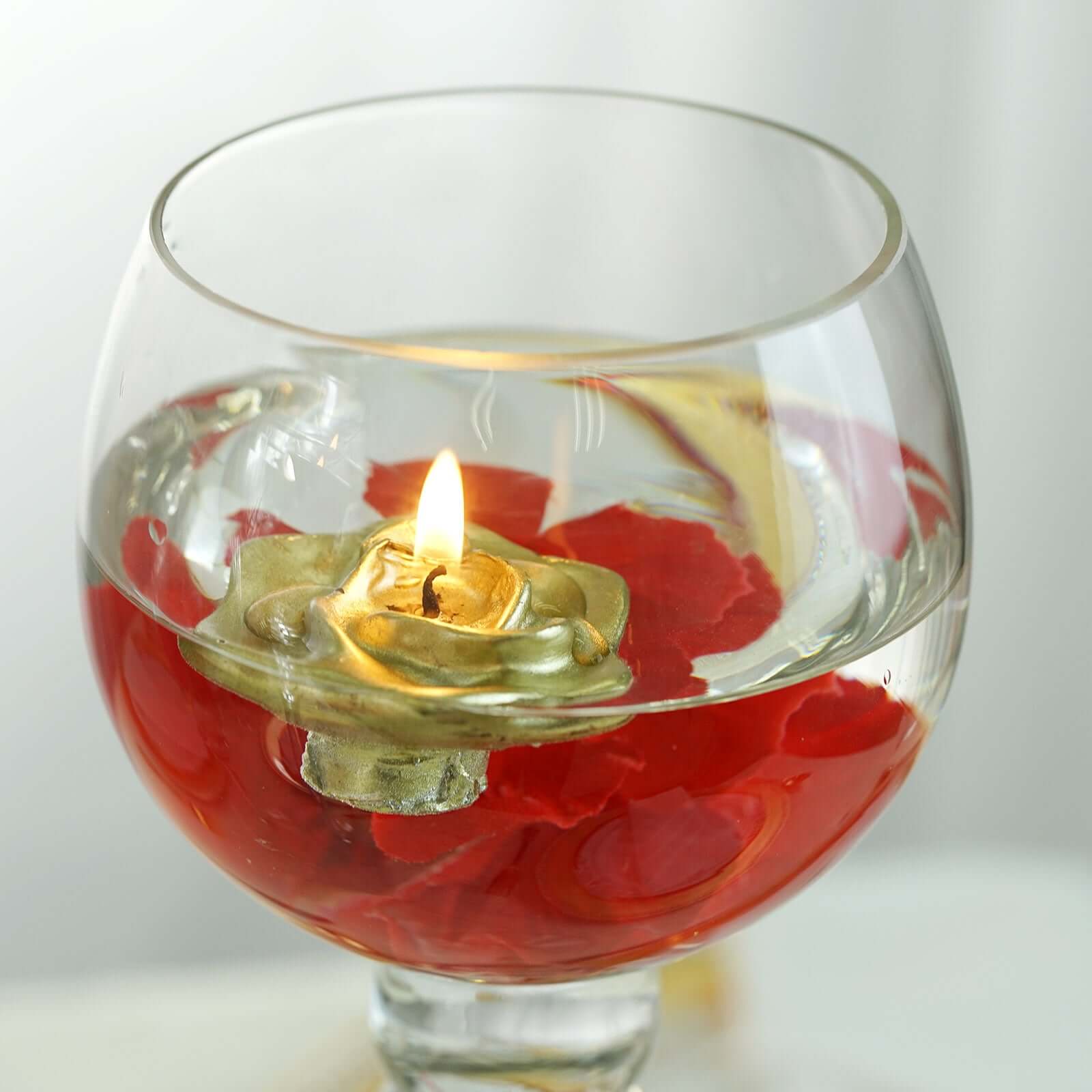 Set of 3 Glass Globe Vases Long Stem 12", 14", 16" Clear - Tealight Candle Holder Centerpieces for Weddings - Image 8