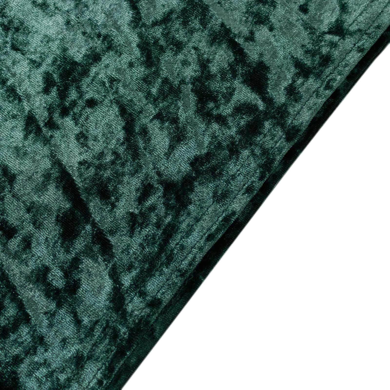 Set of 3 Hunter Emerald Green Crushed Velvet Chiara Wedding Arch Covers For Round Top Backdrop Stands 5ft, 6ft, 7ft - Image 15