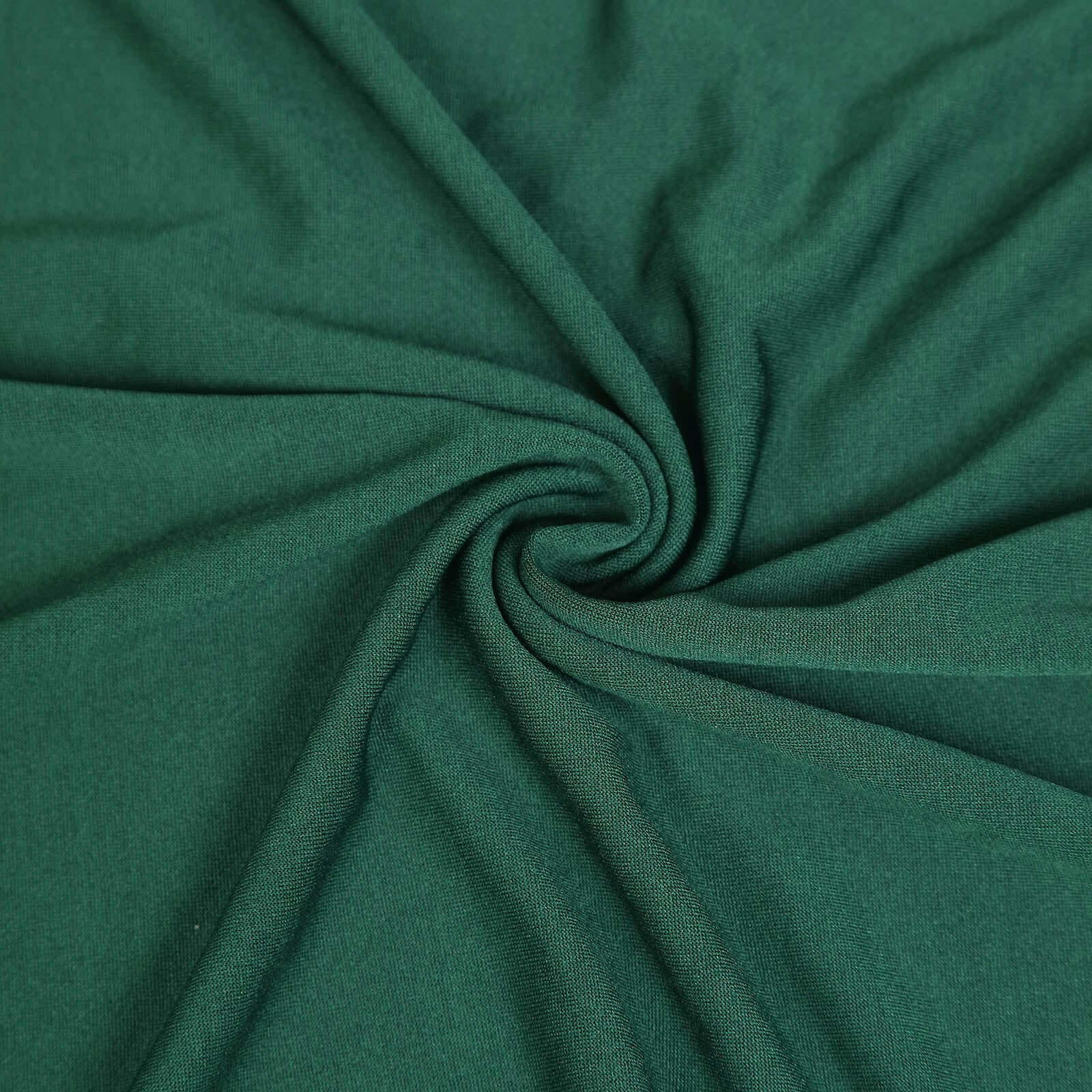Set of 3 Matte Hunter Emerald Green Spandex Fitted Wedding Arch Covers For Round Top Chiara Backdrop Stands 5ft, 6ft, 7ft - Image 8