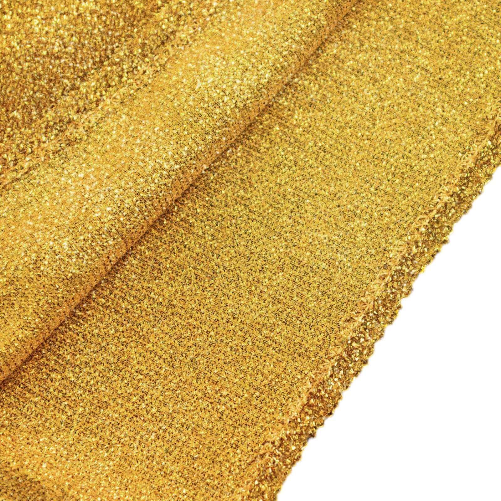 Set of 4 Gold Chiara Backdrop Stand Covers Shimmer Tinsel Finish, Fitted Covers For Half Moon Wedding Arches 2.5ft, 5ft, 6ft, 7ft - Image 10