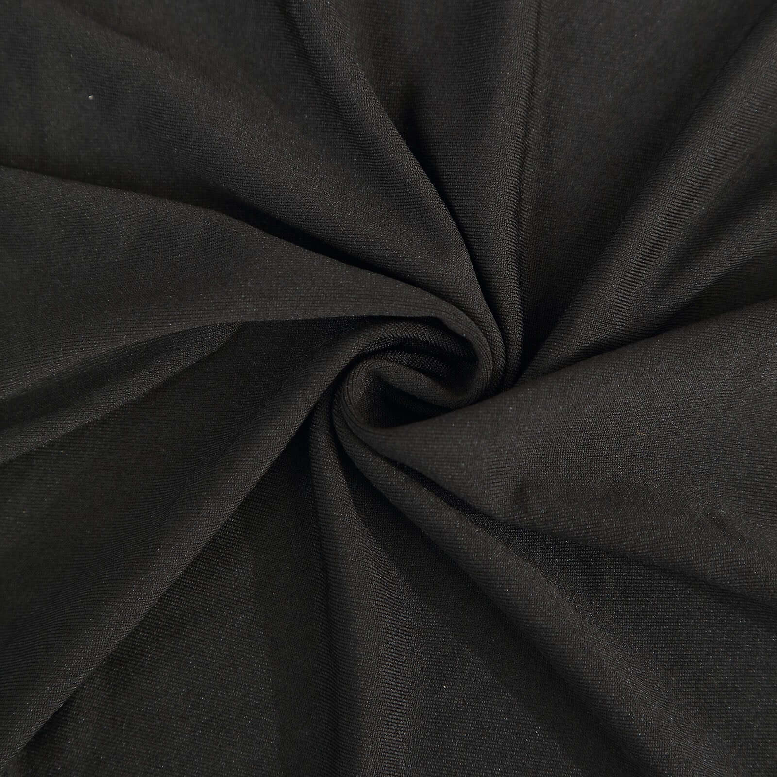 Set of 4 Matte Black Fitted Spandex Half Moon Wedding Arch Covers, Custom Fit Chiara Backdrop Stand Covers 2.5ft,5ft,6ft,7ft - Image 8