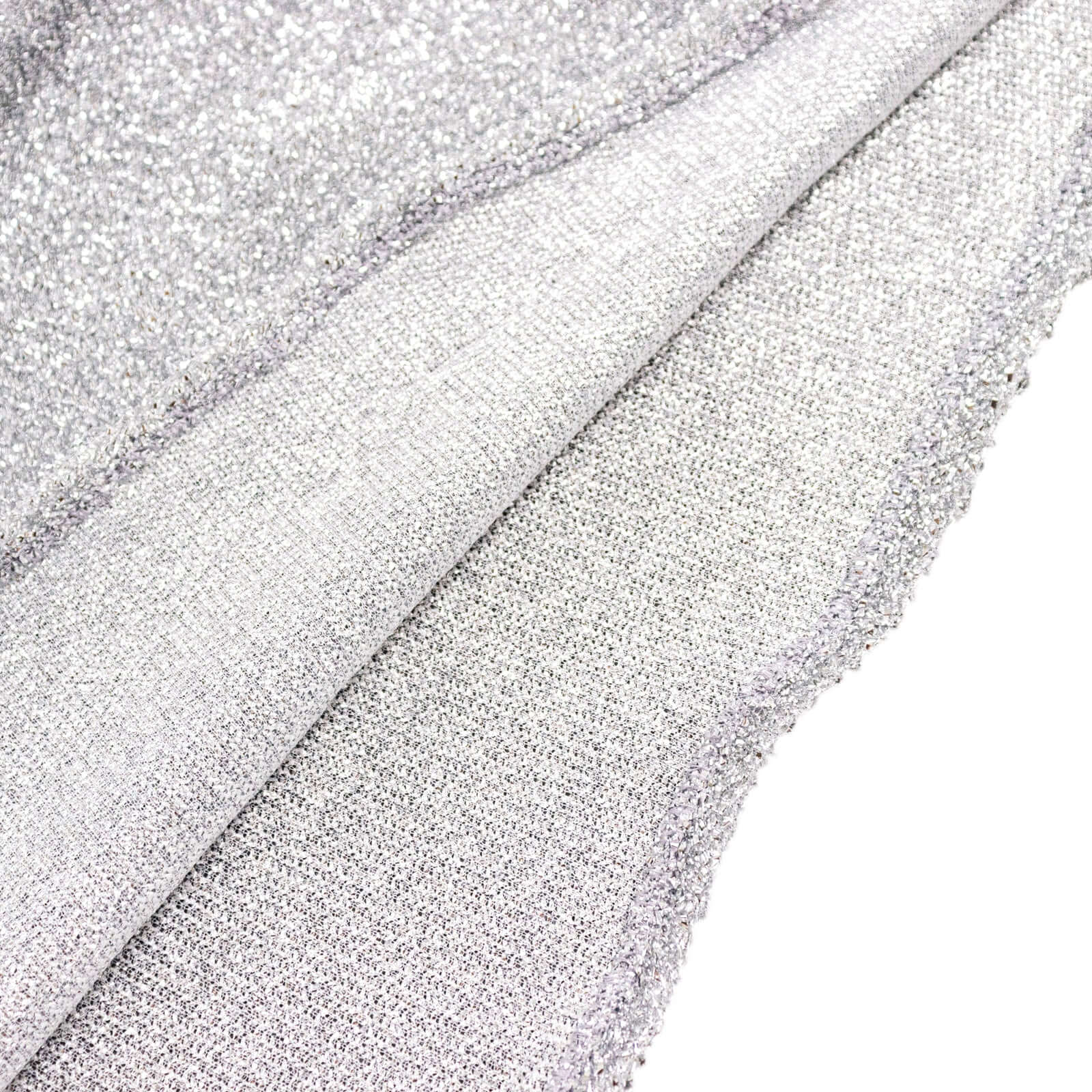 Set of 4 Silver Chiara Backdrop Stand Covers Shimmer Tinsel Finish, Fitted Covers For Half Moon Wedding Arches 2.5ft, 5ft, 6ft, 7ft - Image 10