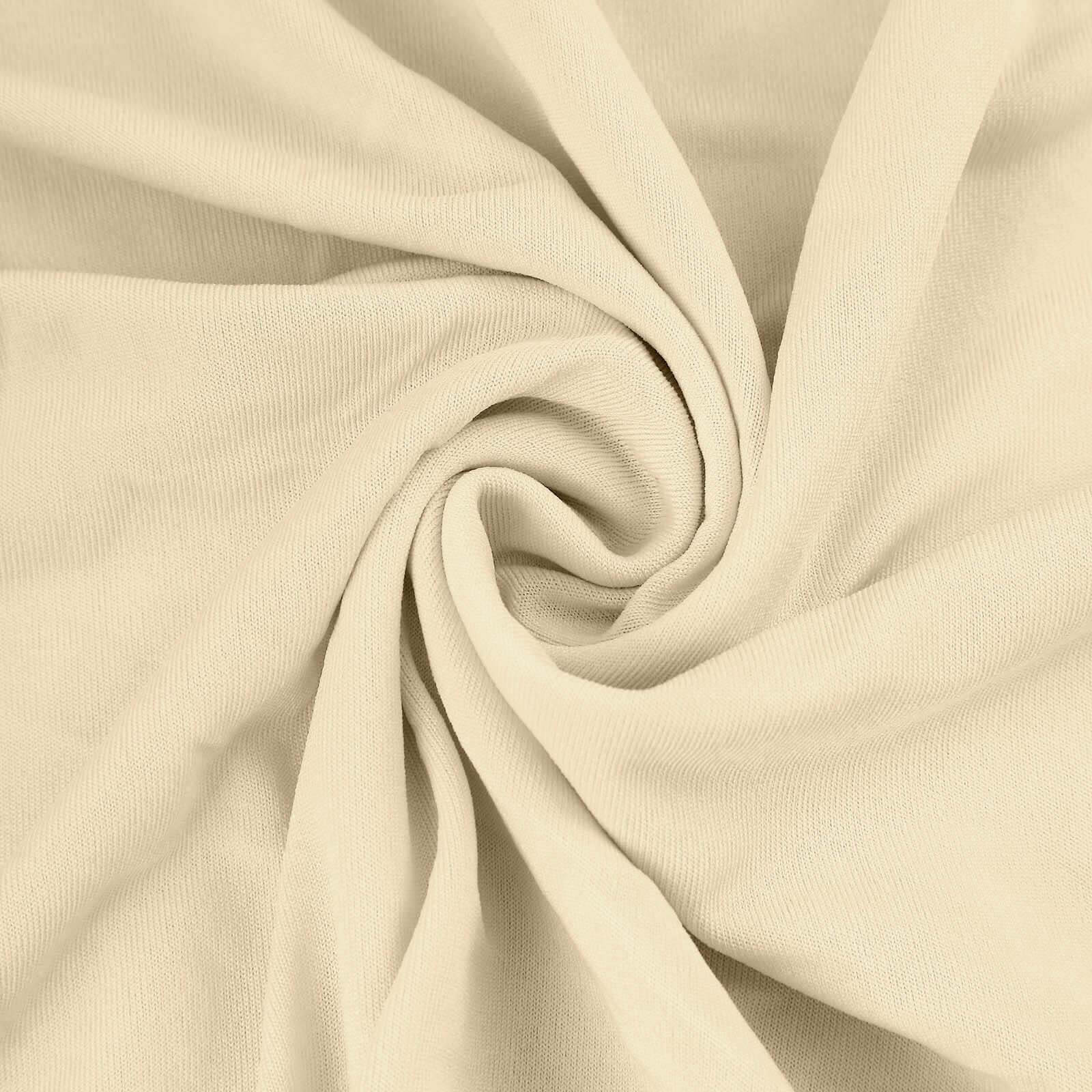 Set of 5 Beige Spandex Cylinder Pillar Prop Covers, Stretchable Pedestal Stand Covers - 160 GSM - Image 8