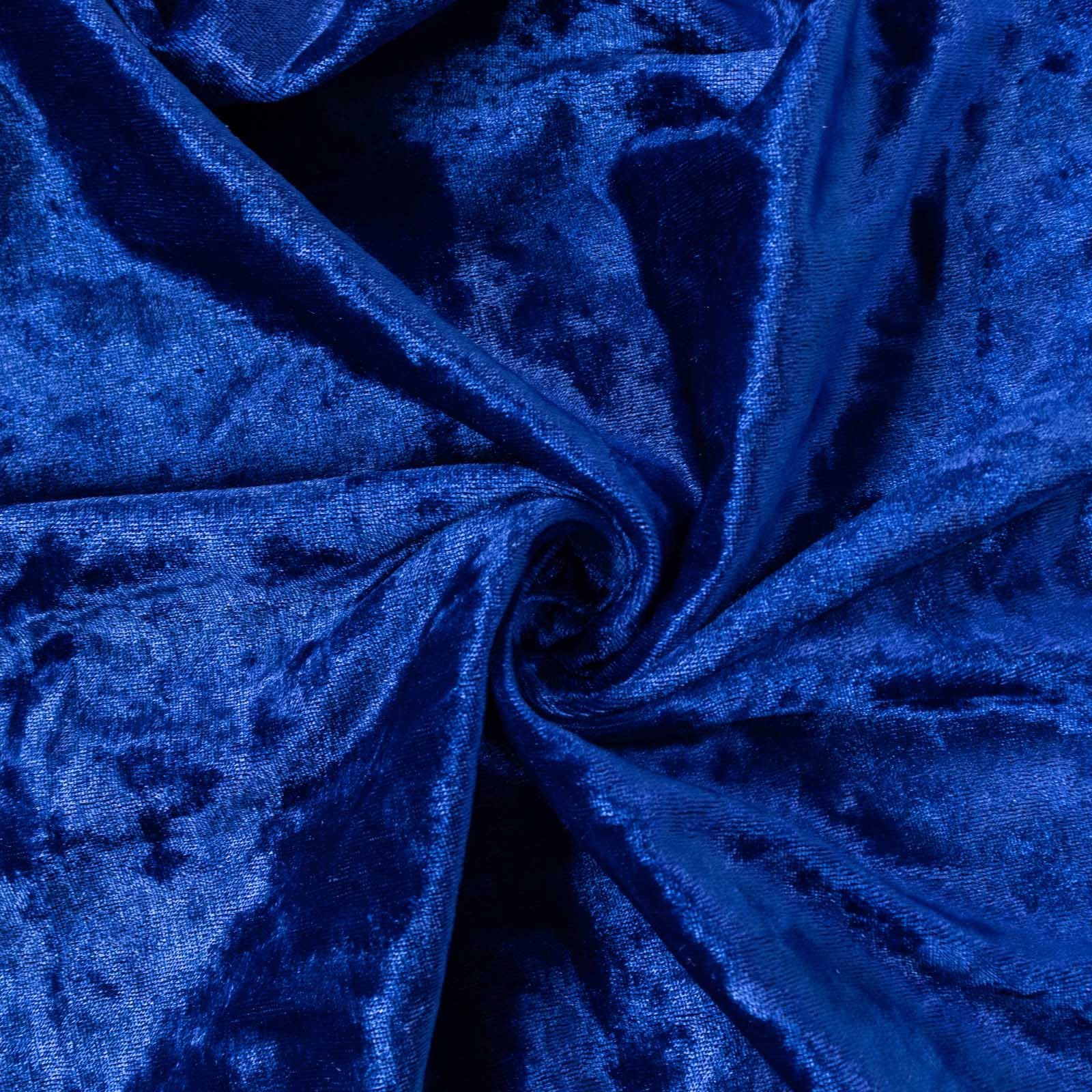 Set of 5 Royal Blue Crushed Velvet Cylinder Pillar Prop Covers, Premium Pedestal Stand Covers - Image 12