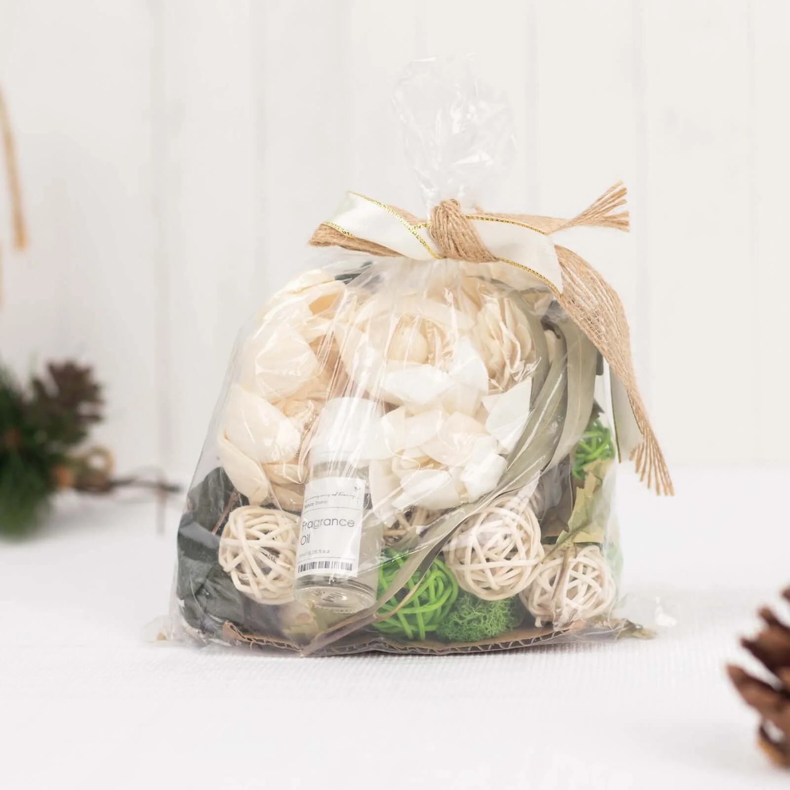 Set of Assorted Potpourri Vase Fillers Natural Dried with Vanilla Fragrance Oil - Decorative Craft Supplies - Image 2