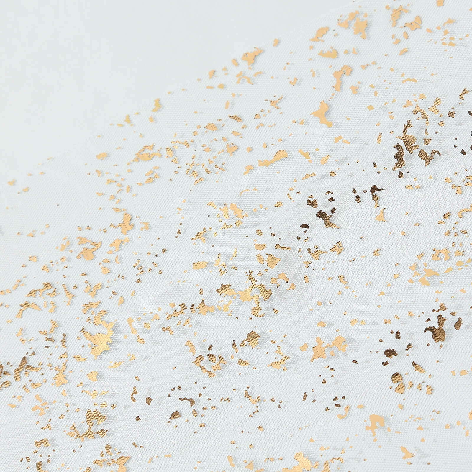 Sheer Chiffon Glitter Table Runner 10ft Metallic Gold - Dazzling Decor for Any Occasion - Image 7