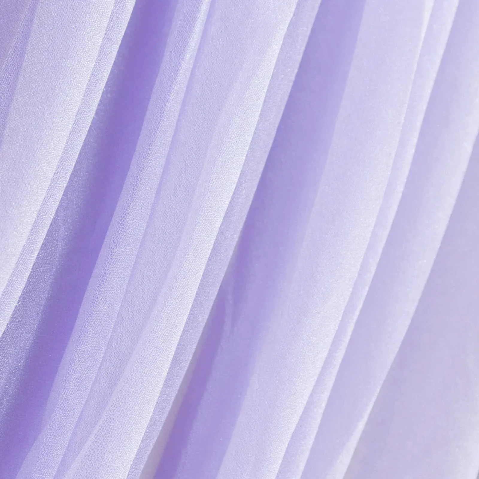 Sheer Chiffon Backdrop Valance Drapes – 4ft x 4ft Lavender Lilac Curved Swag Topper Panel - Image 6