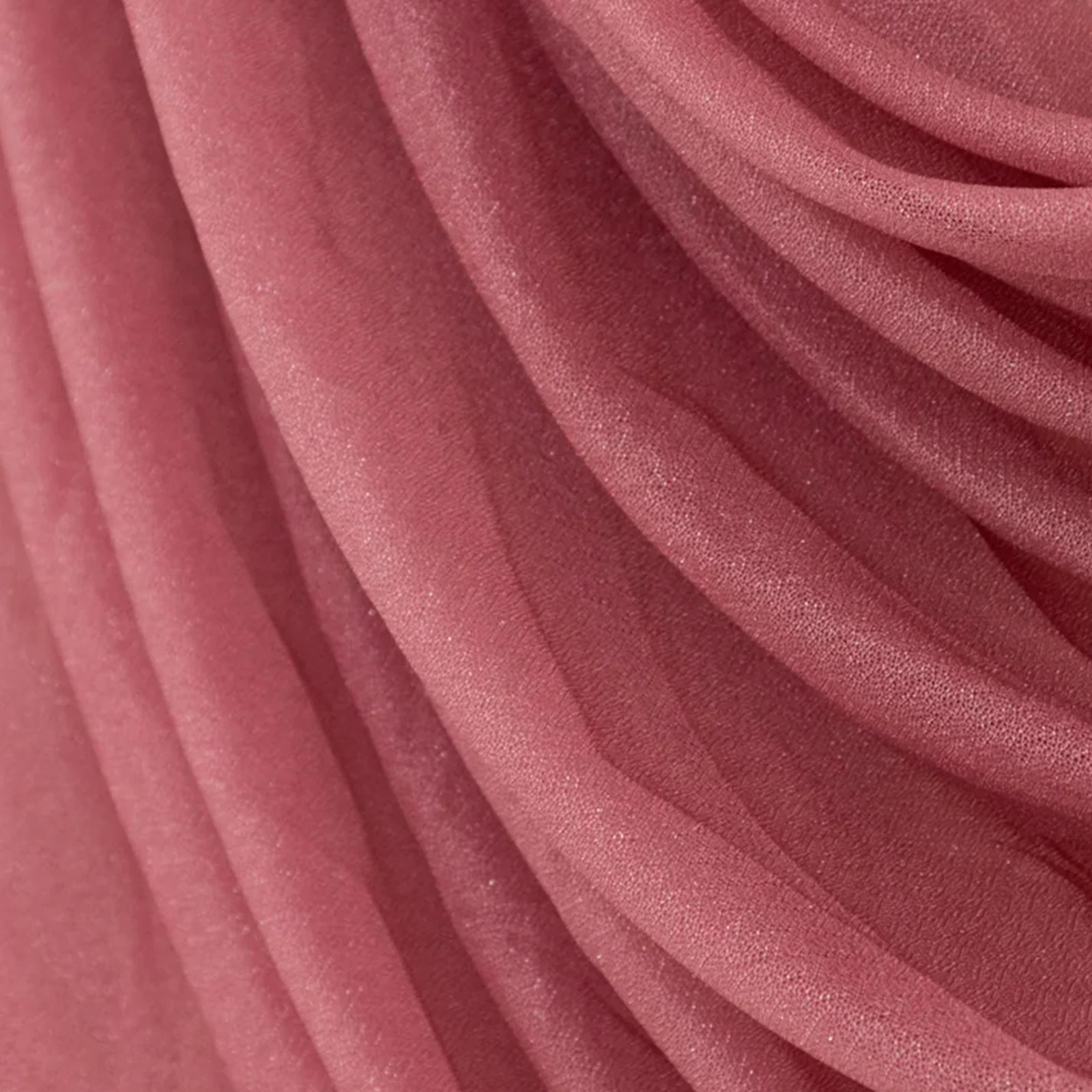 Sheer Chiffon Valance Curtain 4ft x 5ft – Mauve Cinnamon Rose Wedding Arch Voile Drape with Rod Pocket, Backdrop Panel - Image 7