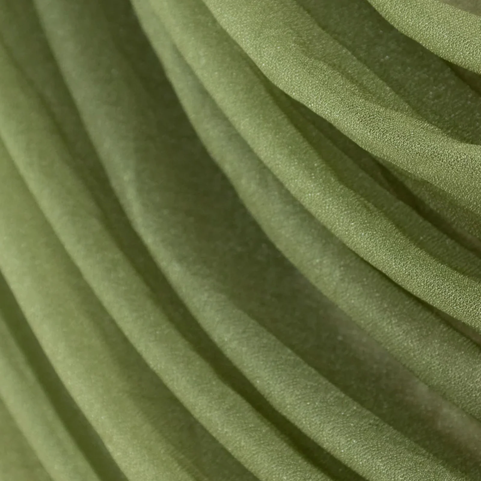 Sheer Chiffon Backdrop Valance Drapes – 4ft x 4ft Dusty Sage Green Curved Swag Topper Panel - Image 7