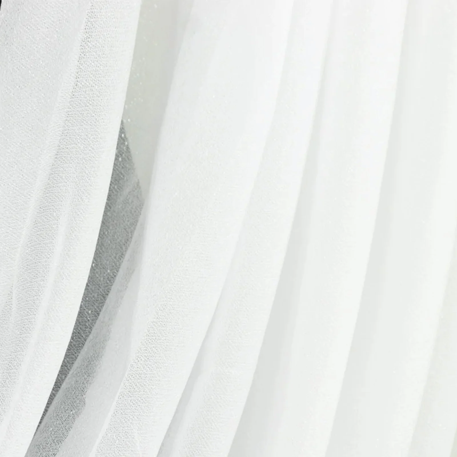Sheer Chiffon Valance Curtain 4ft x 5ft – White Wedding Arch Voile Drape with Rod Pocket, Backdrop Panel - Image 9