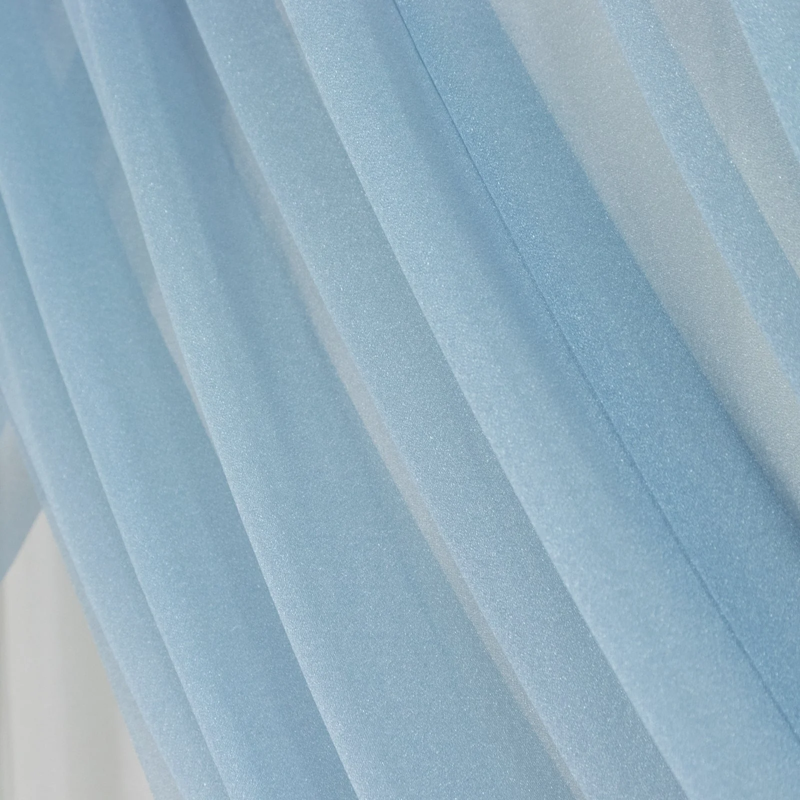 Sheer Wedding Arch Drape – 5ftx32ft Dusty Blue Sheer Curtain Backdrop, Ceiling Drapery Panel - Image 7