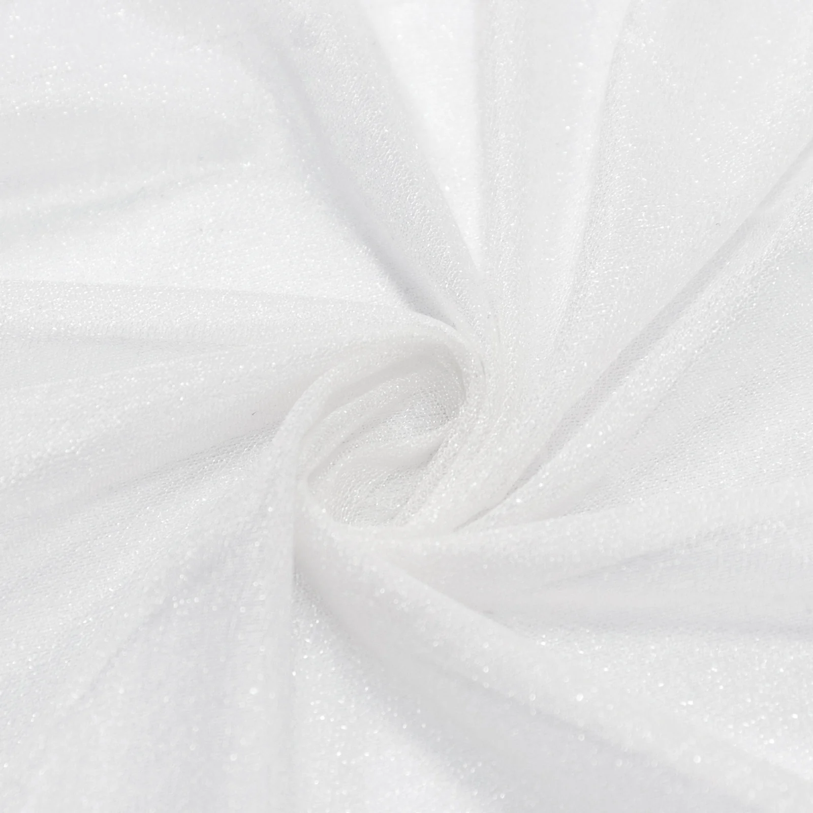 Sheer Wedding Arch Drape 5ft × 10ft White – Backdrop Curtain Panel with Rod Pocket - Image 8
