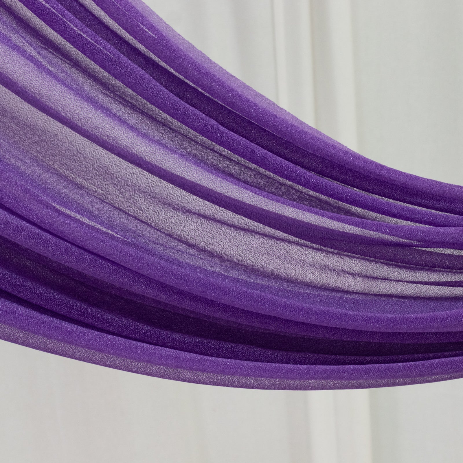 Sheer Wedding Arch Drape – 5ftx32ft Purple Sheer Curtain Backdrop, Ceiling Drapery Panel - Image 3