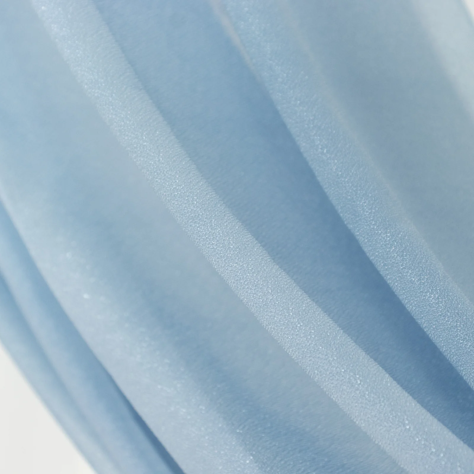Sheer Wedding Arch Drape – 5ftx14ft Dusty Blue Sheer Curtain Backdrop, Ceiling Drapery Panel - Image 2