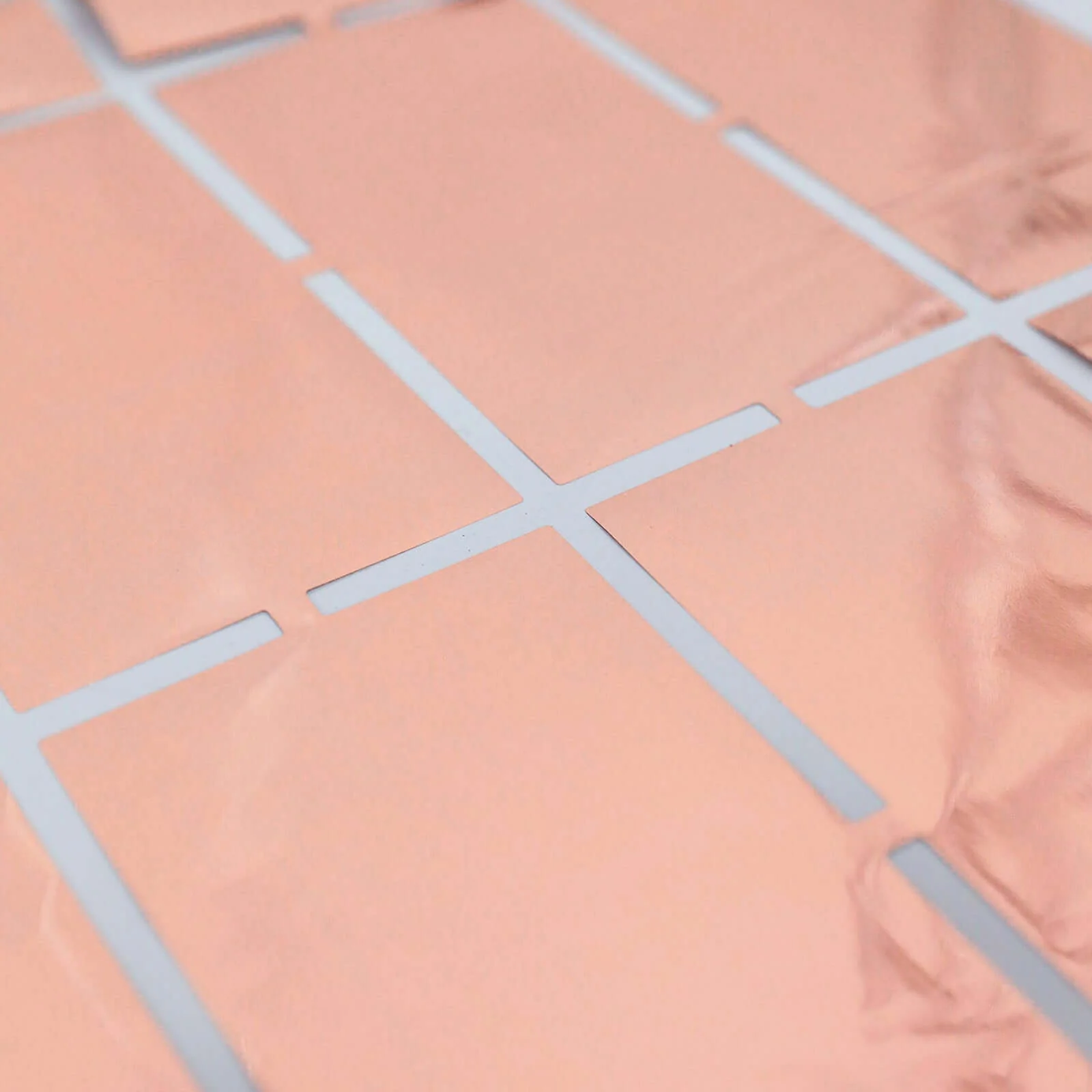 Shiny Rose Gold Metallic Foil Rectangle Curtain Party Backdrop Door Window Curtain 3ftx6.5ft - Image 3