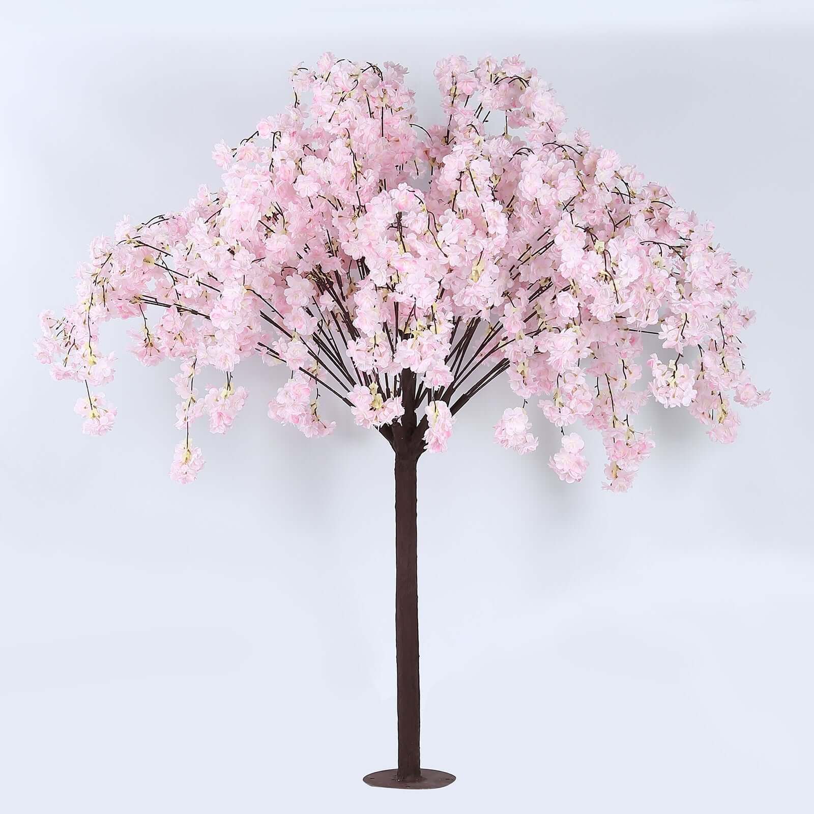 Artificial Cherry Blossom Tree 5ft Blush – Silk Sakura Wishing Tree with Fiberglass Trunk & Sturdy Metal Base - Image 6