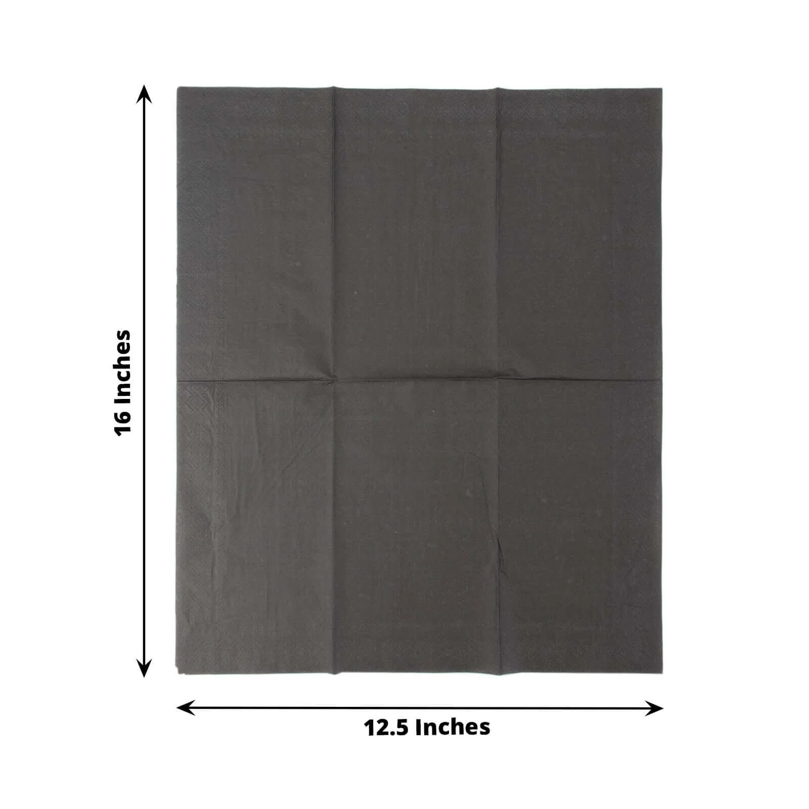 50-Pack Paper Napkins 2-Ply Soft Black - Dinner Party Napkins for Wedding Receptions and Cocktails - Image 3