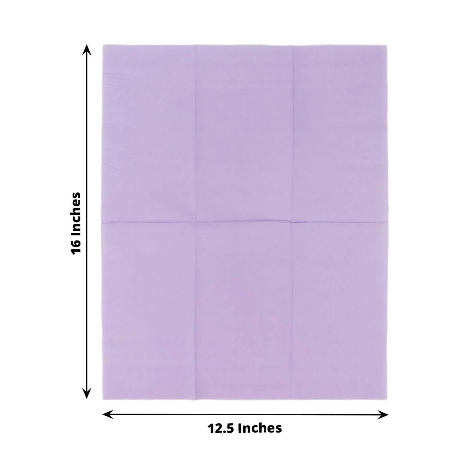 50-Pack Paper Napkins 2-Ply Soft Lavender Lilac - Dinner Party Napkins - Image 3
