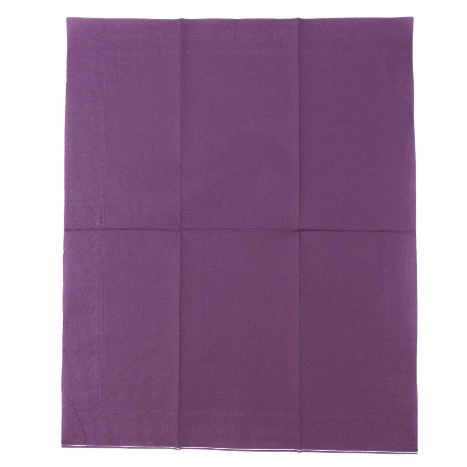 50-Pack Paper Napkins 2-Ply Soft Purple - Dinner Party Napkins - Image 8