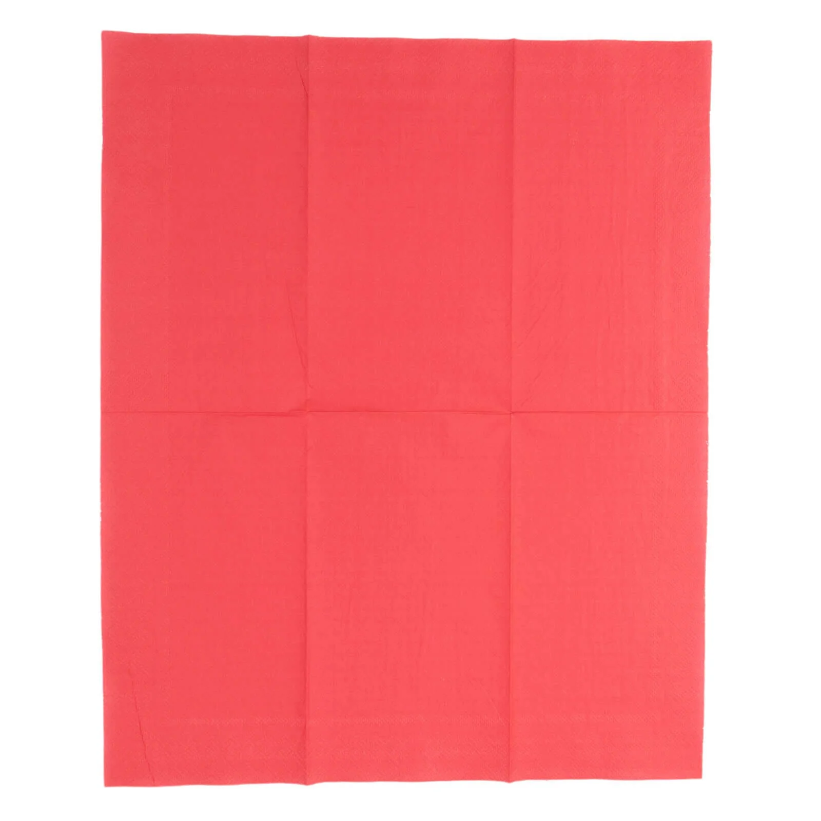 50-Pack Paper Napkins 2-Ply Soft Red - Dinner Party Napkins - Image 8