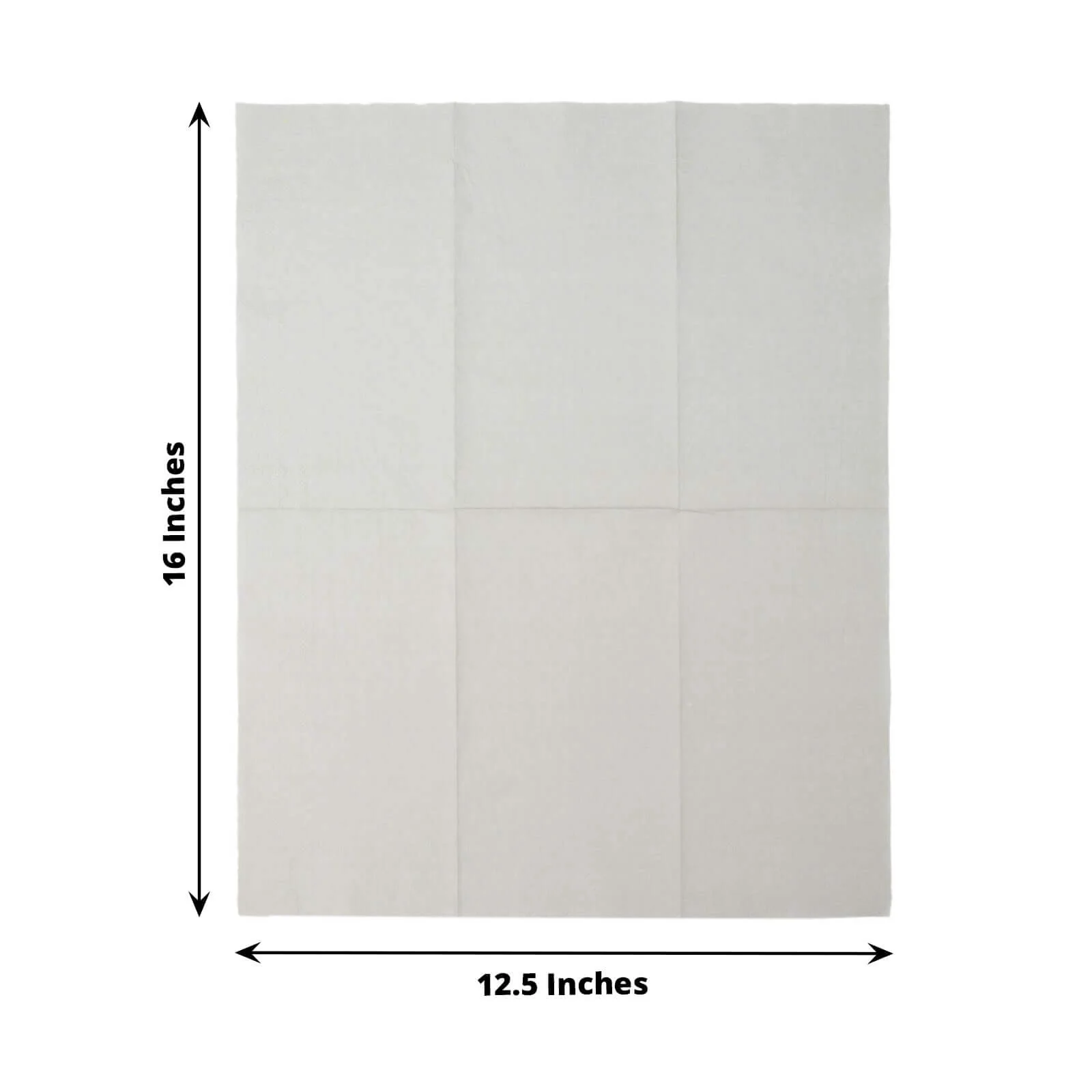 50-Pack Paper Napkins 2-Ply Soft Silver - Dinner Party Napkins - Image 3