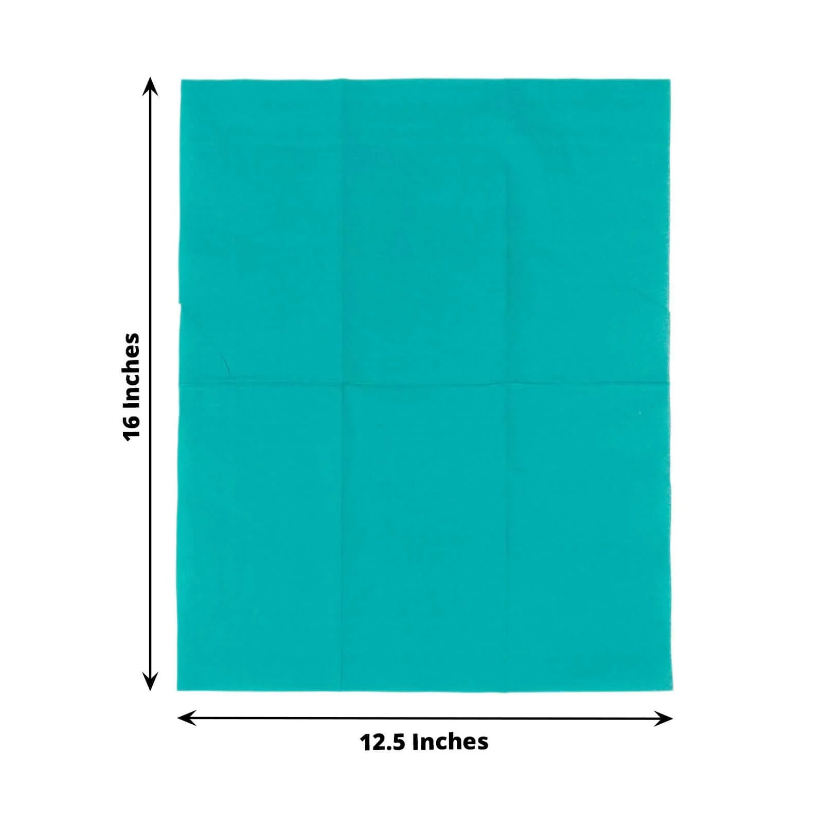 50-Pack Paper Napkins 2-Ply Soft Turquoise - Dinner Party Napkins - Image 3