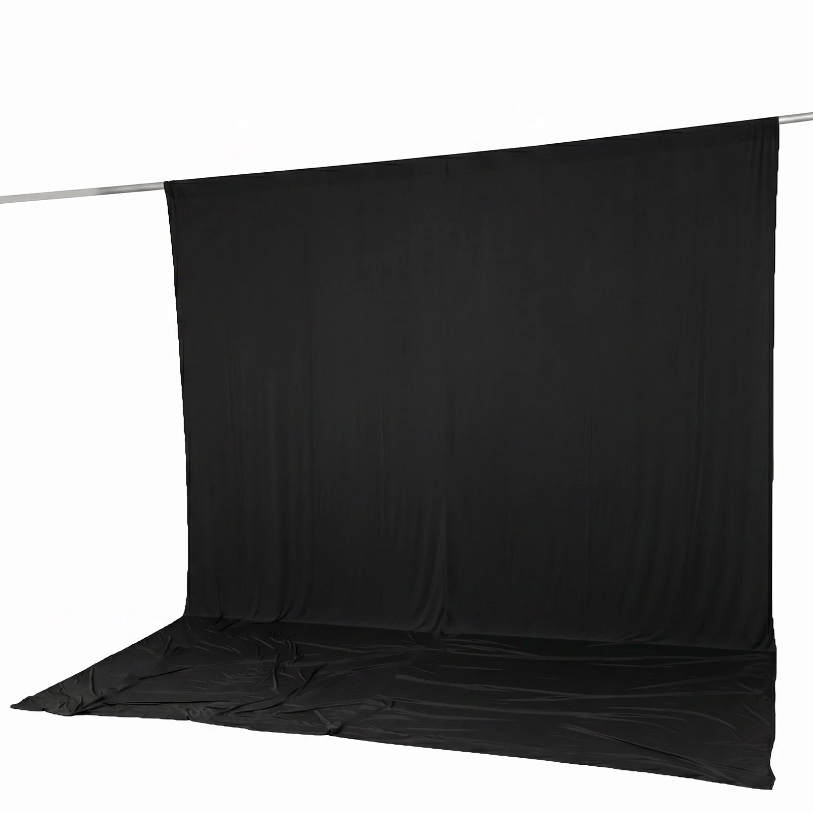 Spandex Backdrop Curtain Black 10ft x 12ft, 4-Way Stretch Wrinkle-Free Photo Booth Backdrop with Rod Pockets for Wedding & Events - Image 6