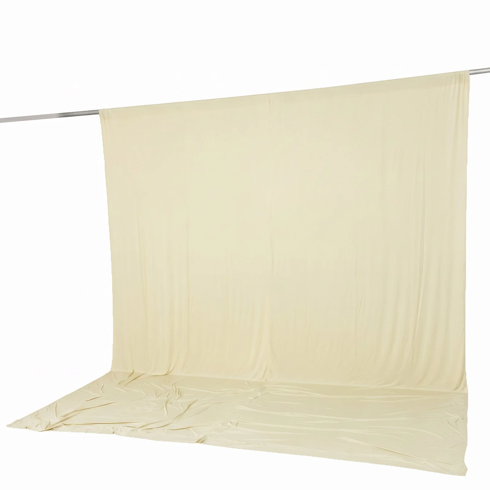 Spandex Backdrop Curtain Ivory 10ft x 12ft, 4-Way Stretch Wrinkle-Free Photo Booth Backdrop with Rod Pockets for Wedding & Events - Image 6