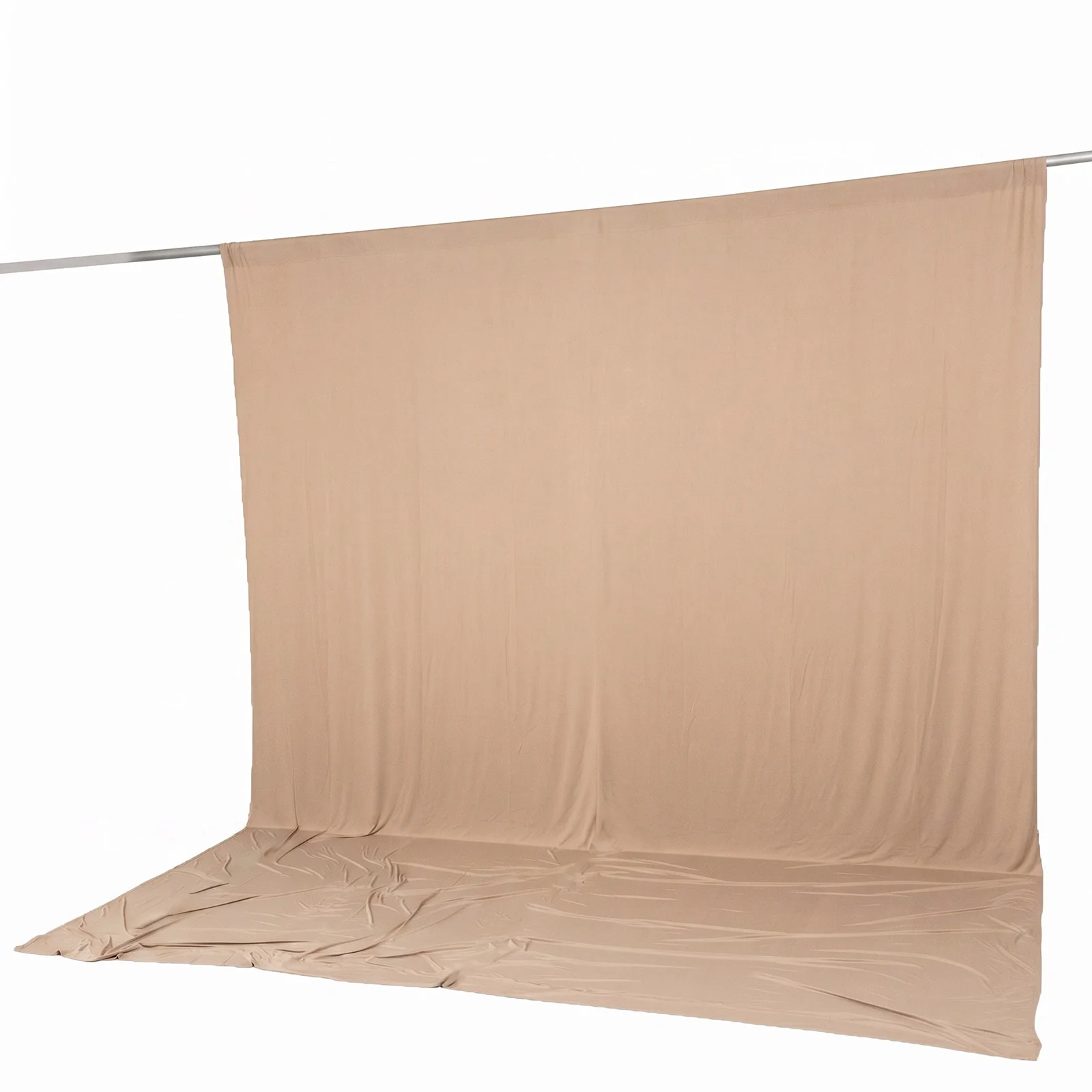 Spandex Backdrop Curtain Nude 10ft x 12ft, 4-Way Stretch Wrinkle-Free Photo Booth Backdrop with Rod Pockets for Wedding & Events - Image 6