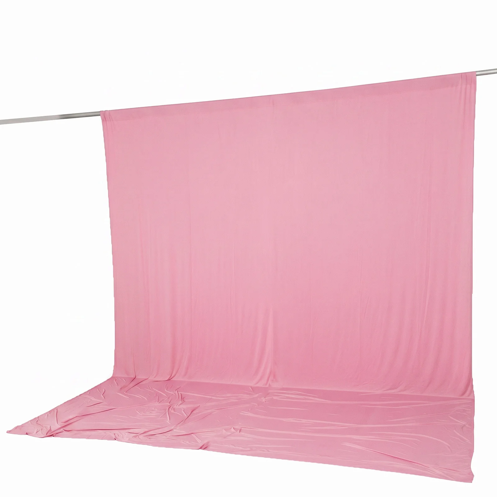 Spandex Backdrop Curtain Pink 10ft x 12ft, 4-Way Stretch Wrinkle-Free Photo Booth Backdrop with Rod Pockets for Wedding & Events - Image 6
