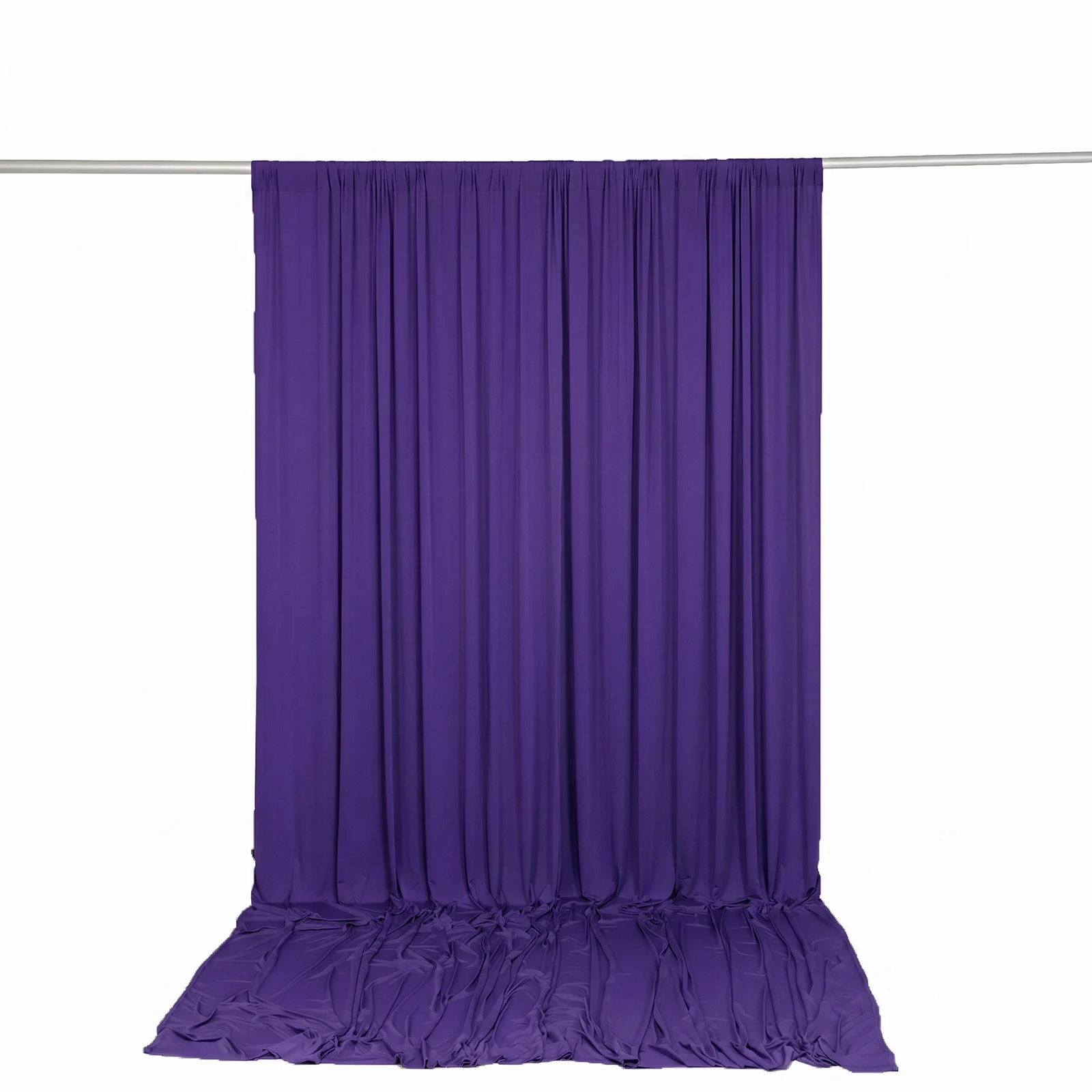 Spandex Backdrop Curtain Purple 10ft x 12ft, 4-Way Stretch Wrinkle-Free Photo Booth Backdrop with Rod Pockets for Wedding & Events - Image 4