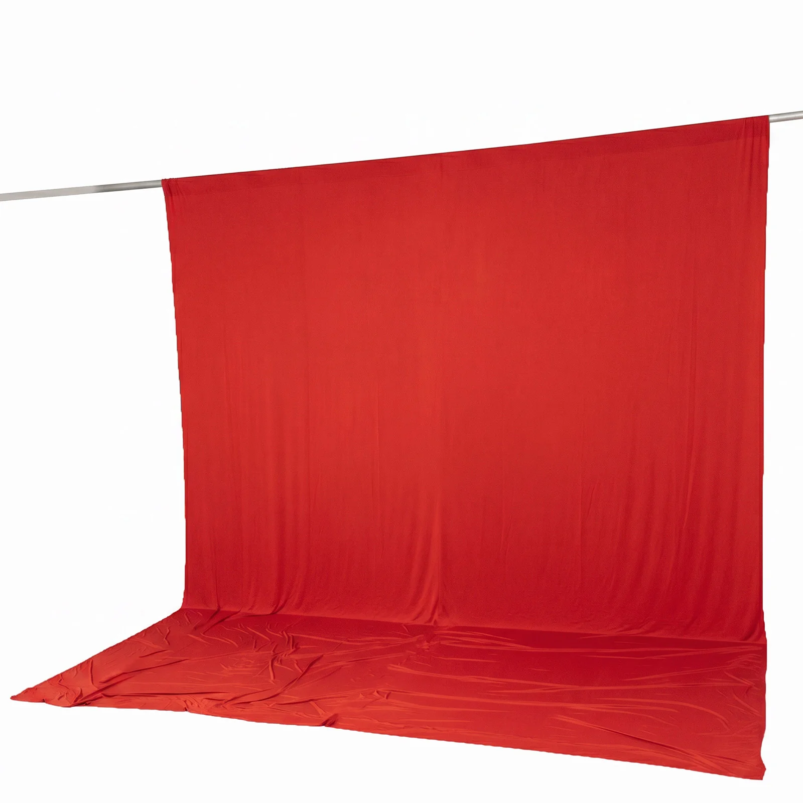 Spandex Backdrop Curtain Red 10ft x 12ft, 4-Way Stretch Wrinkle-Free Photo Booth Backdrop with Rod Pockets for Wedding & Events - Image 6