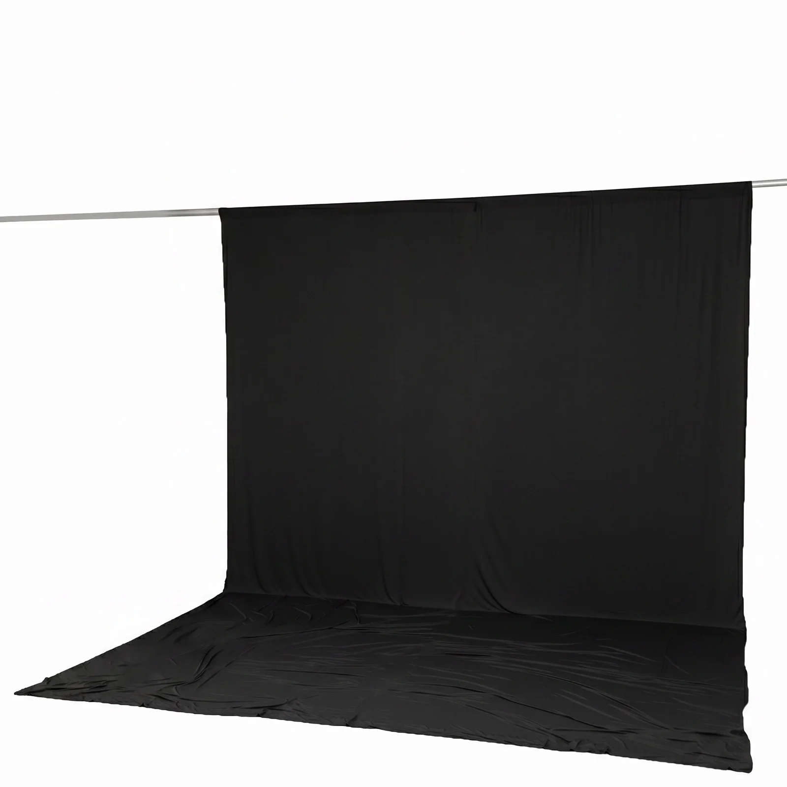 Spandex Backdrop Curtain Black 10ft x 14ft, 4-Way Stretch Wrinkle-Free Photo Booth Backdrop with Rod Pockets for Wedding & Events - Image 6