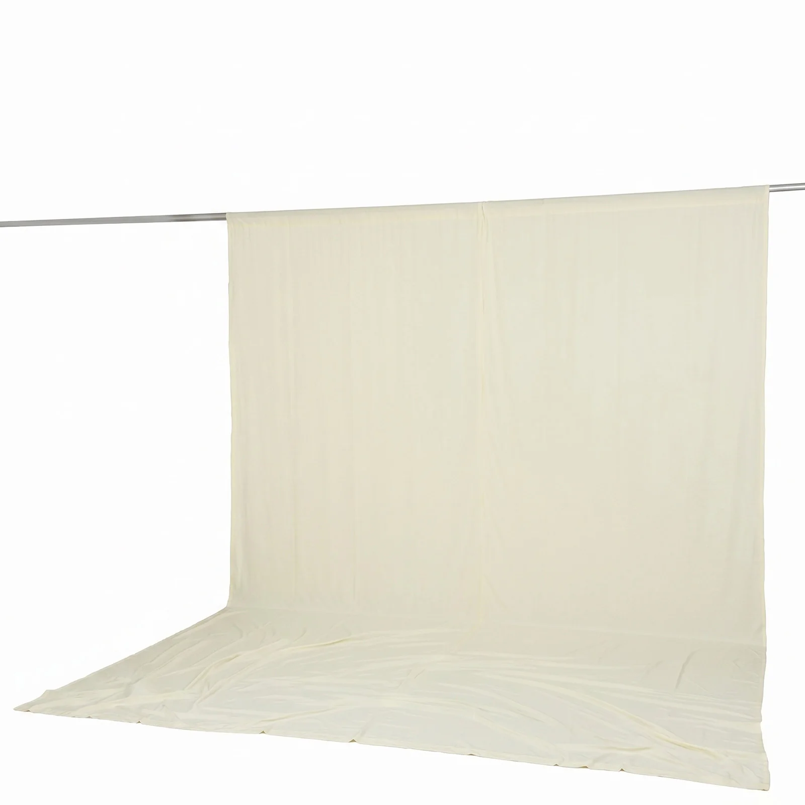 Spandex Backdrop Curtain Ivory 10ft x 14ft, 4-Way Stretch Wrinkle-Free Photo Booth Backdrop with Rod Pockets for Wedding & Events - Image 6