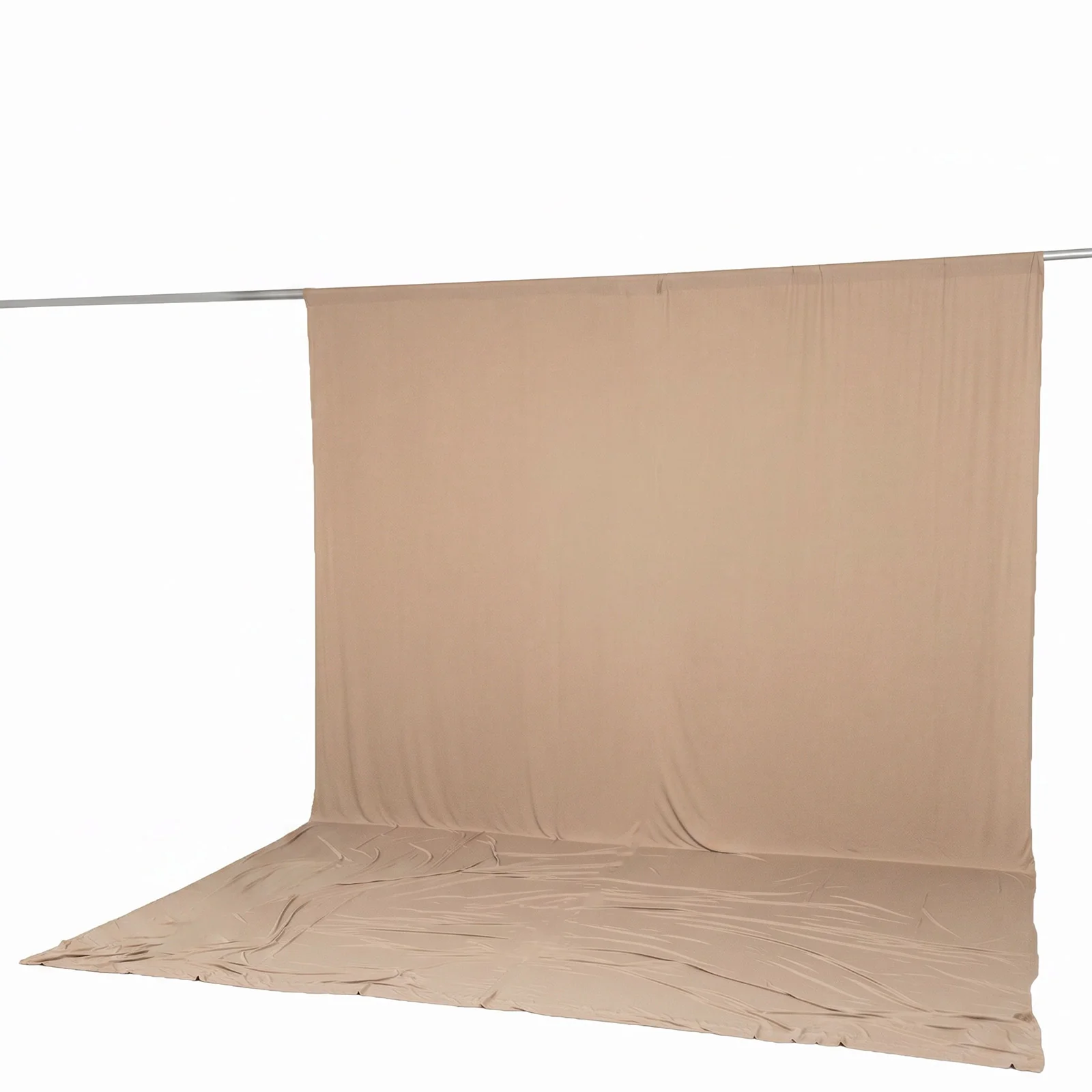 Spandex Backdrop Curtain Nude 10ft x 14ft, 4-Way Stretch Wrinkle-Free Photo Booth Backdrop with Rod Pockets for Wedding & Events - Image 6