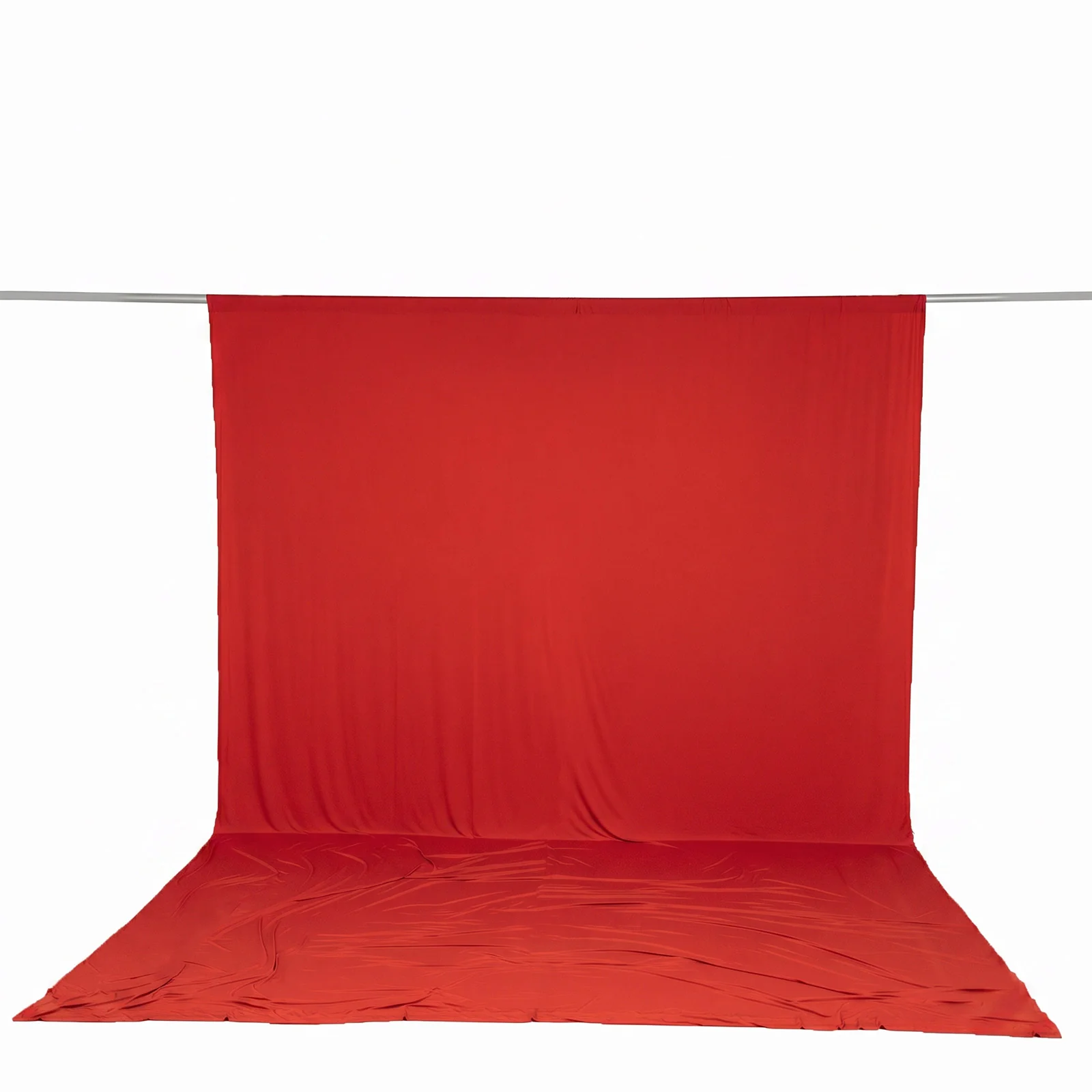 Spandex Backdrop Curtain Red 10ft x 14ft, 4-Way Stretch Wrinkle-Free Photo Booth Backdrop with Rod Pockets for Wedding & Events - Image 2