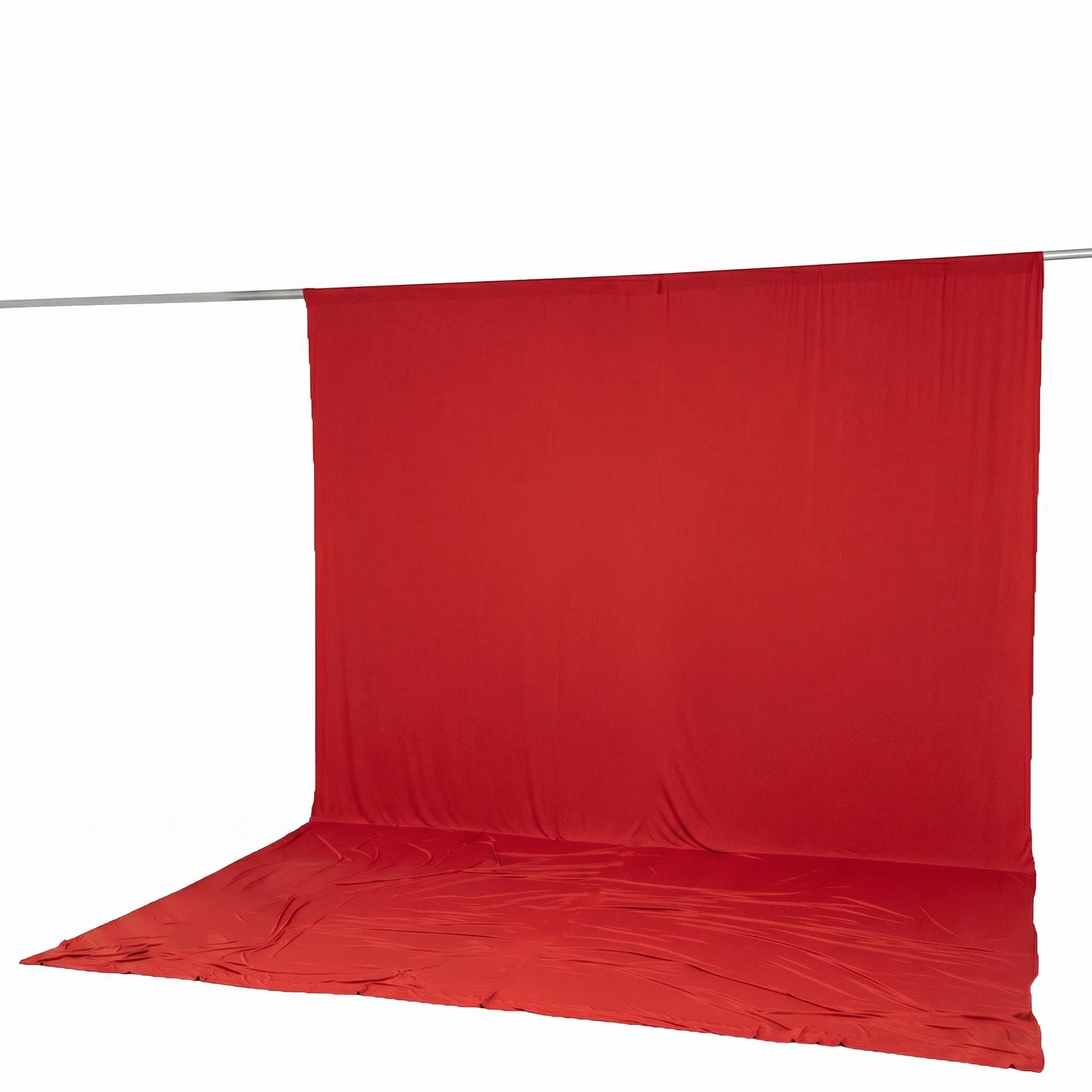 Spandex Backdrop Curtain Red 10ft x 14ft, 4-Way Stretch Wrinkle-Free Photo Booth Backdrop with Rod Pockets for Wedding & Events - Image 6