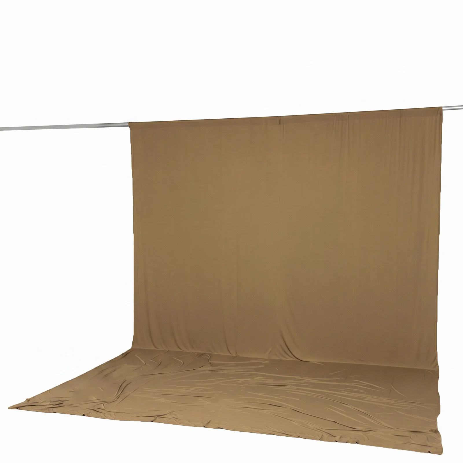 Spandex Backdrop Curtain Taupe 10ft x 14ft, 4-Way Stretch Wrinkle-Free Photo Booth Backdrop with Rod Pockets for Wedding & Events - Image 6