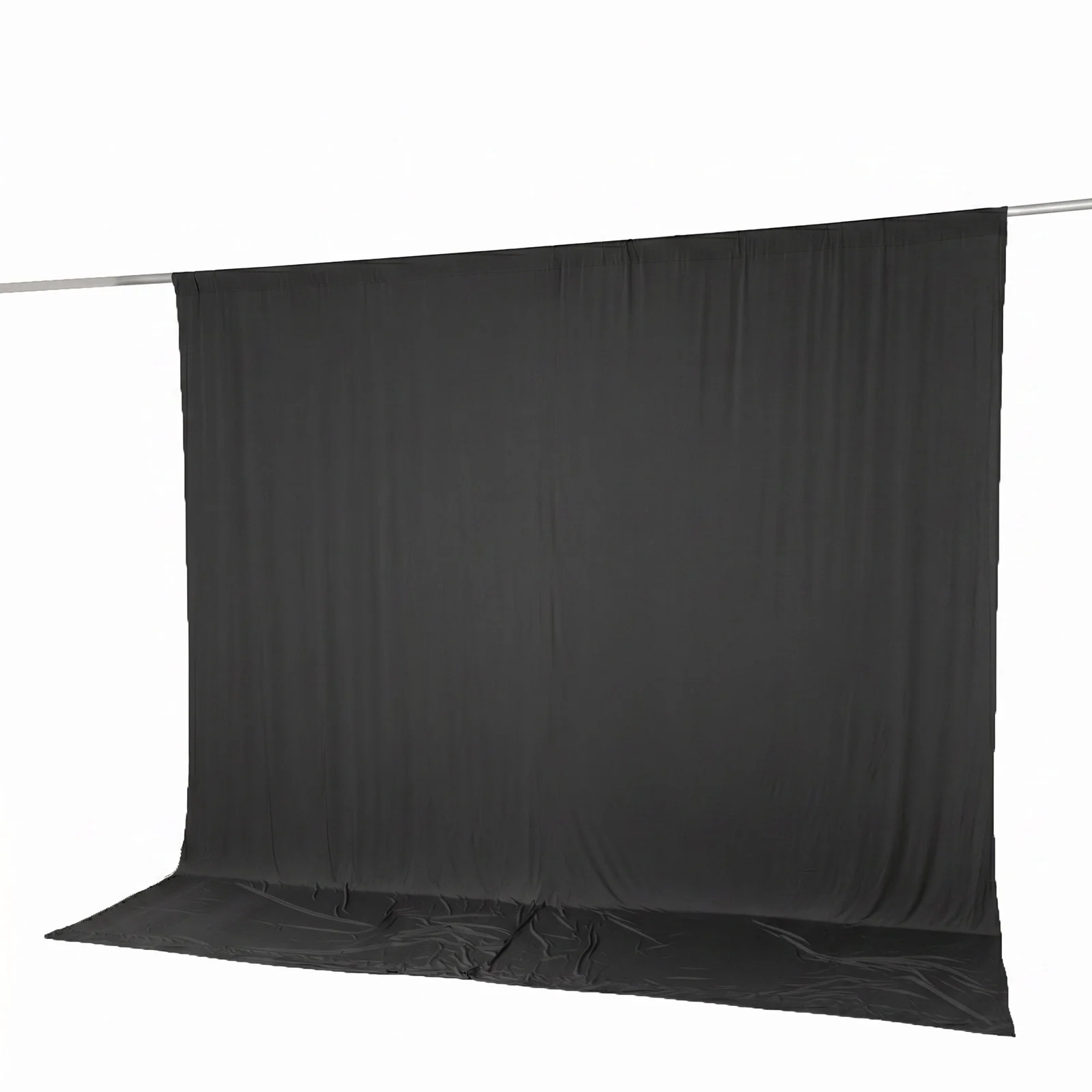 Spandex Backdrop Curtain Black 10ft x 10ft, 4-Way Stretch Wrinkle-Free Photo Booth Backdrop with Rod Pockets for Wedding & Events - Image 8