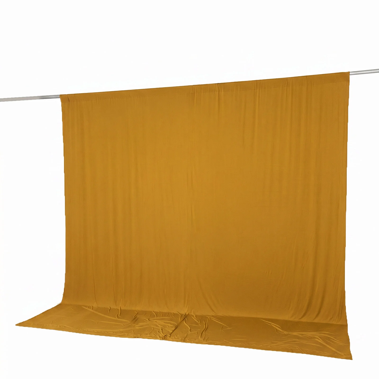 Spandex Backdrop Curtain Gold 10ft x 10ft, 4-Way Stretch Wrinkle-Free Photo Booth Backdrop with Rod Pockets for Wedding & Events - Image 8