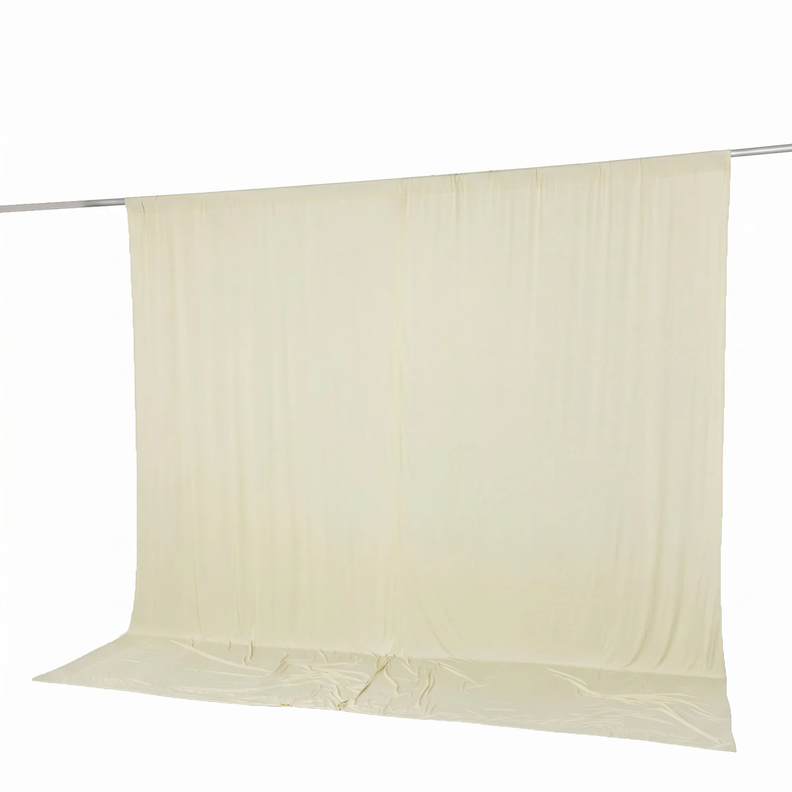 Spandex Backdrop Curtain Ivory 10ft x 10ft, 4-Way Stretch Wrinkle-Free Photo Booth Backdrop with Rod Pockets for Wedding & Events - Image 8