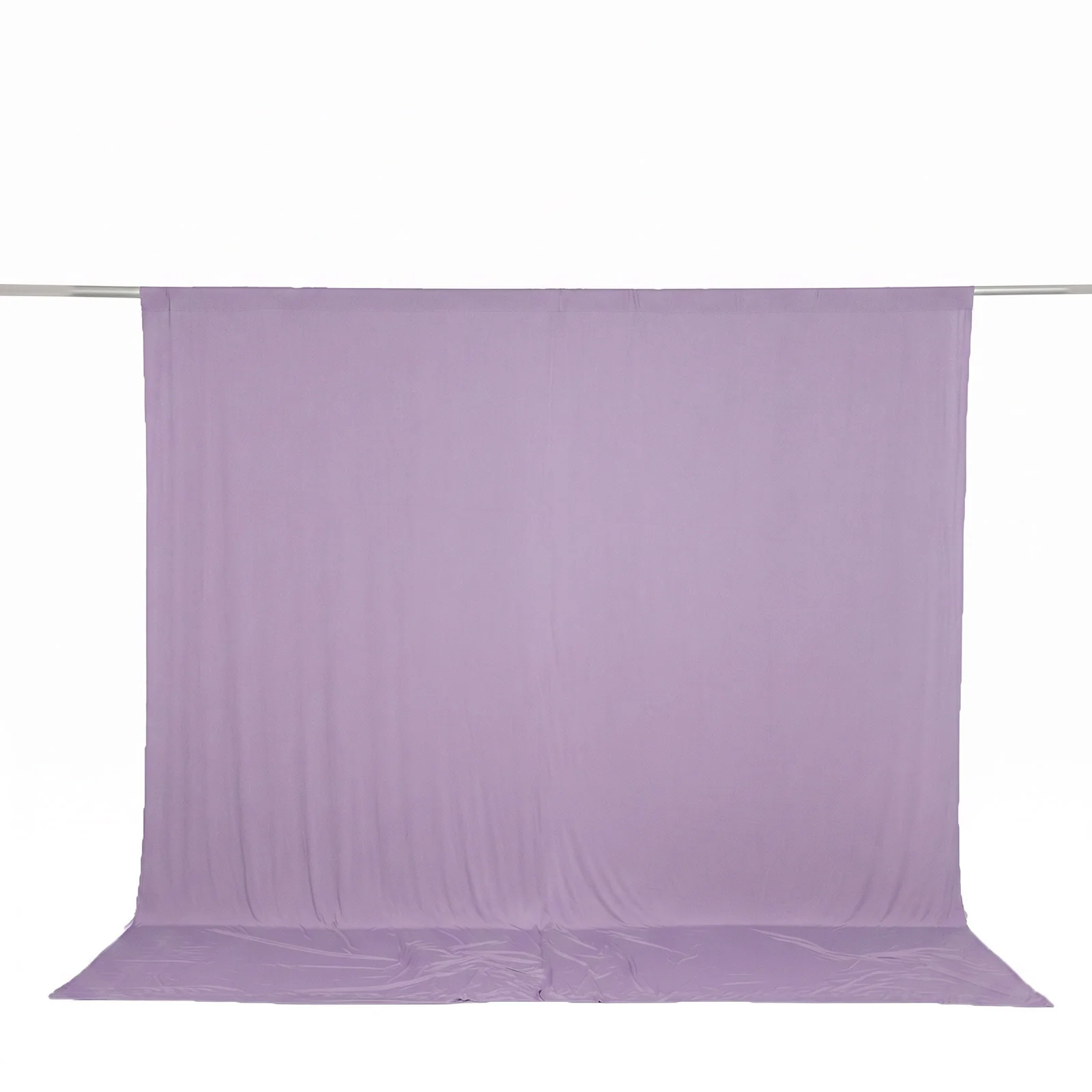 Spandex Backdrop Curtain Lavender Lilac 10ft x 10ft, 4-Way Stretch Wrinkle-Free Photo Booth Backdrop with Rod Pockets for Wedding & Events - Image 2