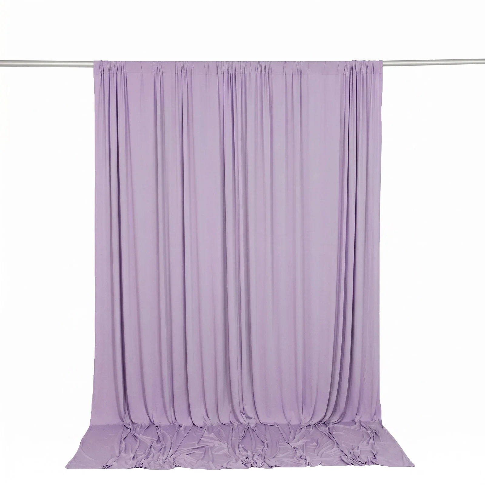Spandex Backdrop Curtain Lavender Lilac 10ft x 10ft, 4-Way Stretch Wrinkle-Free Photo Booth Backdrop with Rod Pockets for Wedding & Events - Image 6
